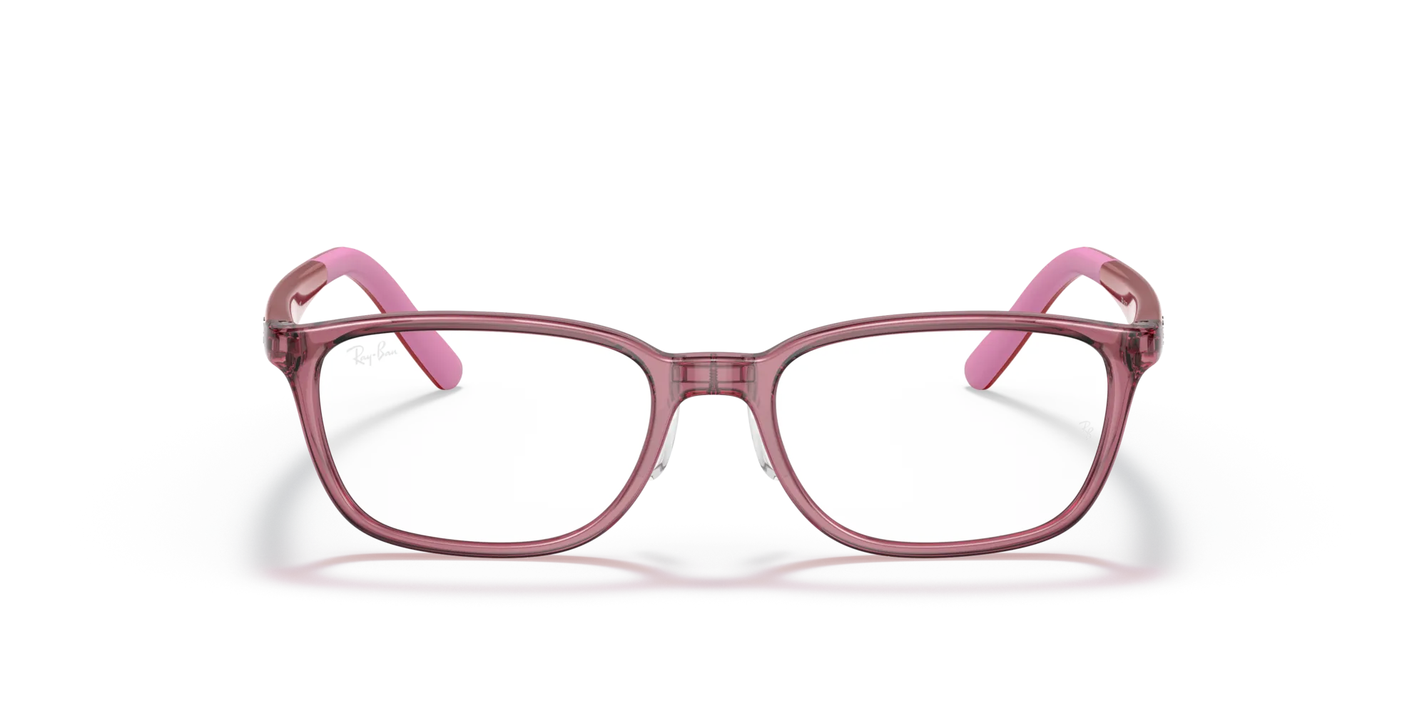 Ray - Ban RY1617D 3777 Montature da vista bambino Iniettato Rosa Squadrata - immagine 3