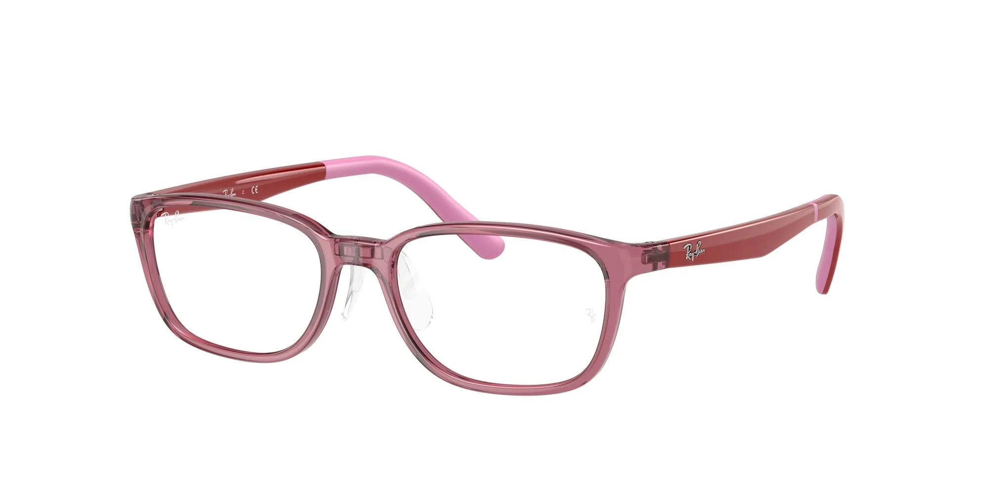 Ray - Ban RY1617D 3777 Montature da vista bambino Iniettato Rosa Squadrata - immagine 1
