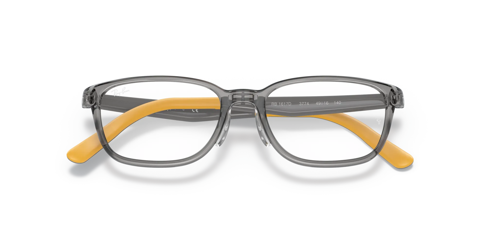 Ray - Ban RY1617D 3774 Montature da vista bambino Iniettato Grigio Squadrata - immagine 2