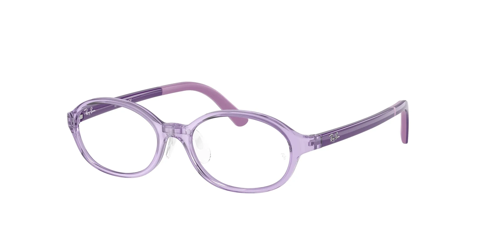 Ray - Ban RY1616D 3911 Montature da vista Iniettato Viola Rotonda - immagine 1