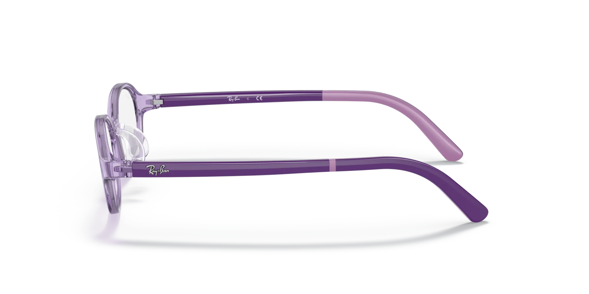Ray - Ban RY1616D 3911 Montature da vista Iniettato Viola Rotonda - immagine 4