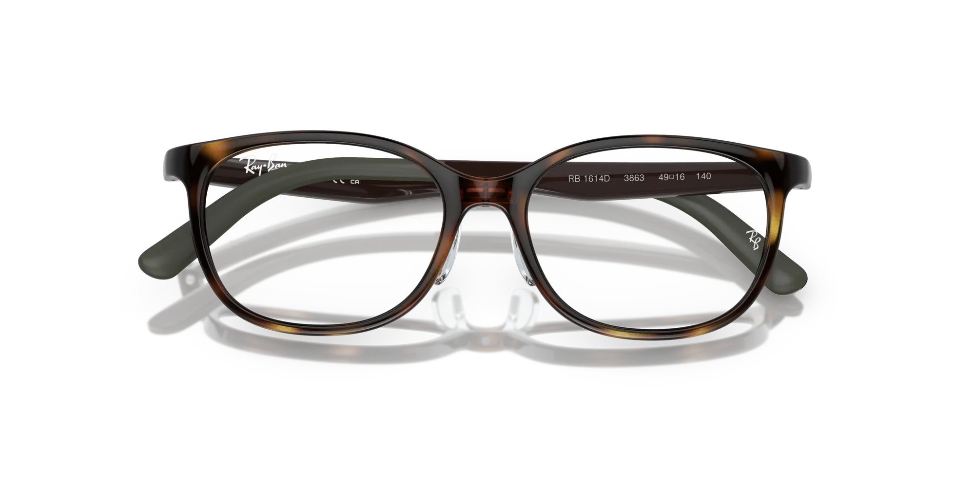 Ray - Ban RY1614D 3863 Montature da vista Iniettato Havana Pillow - immagine 2