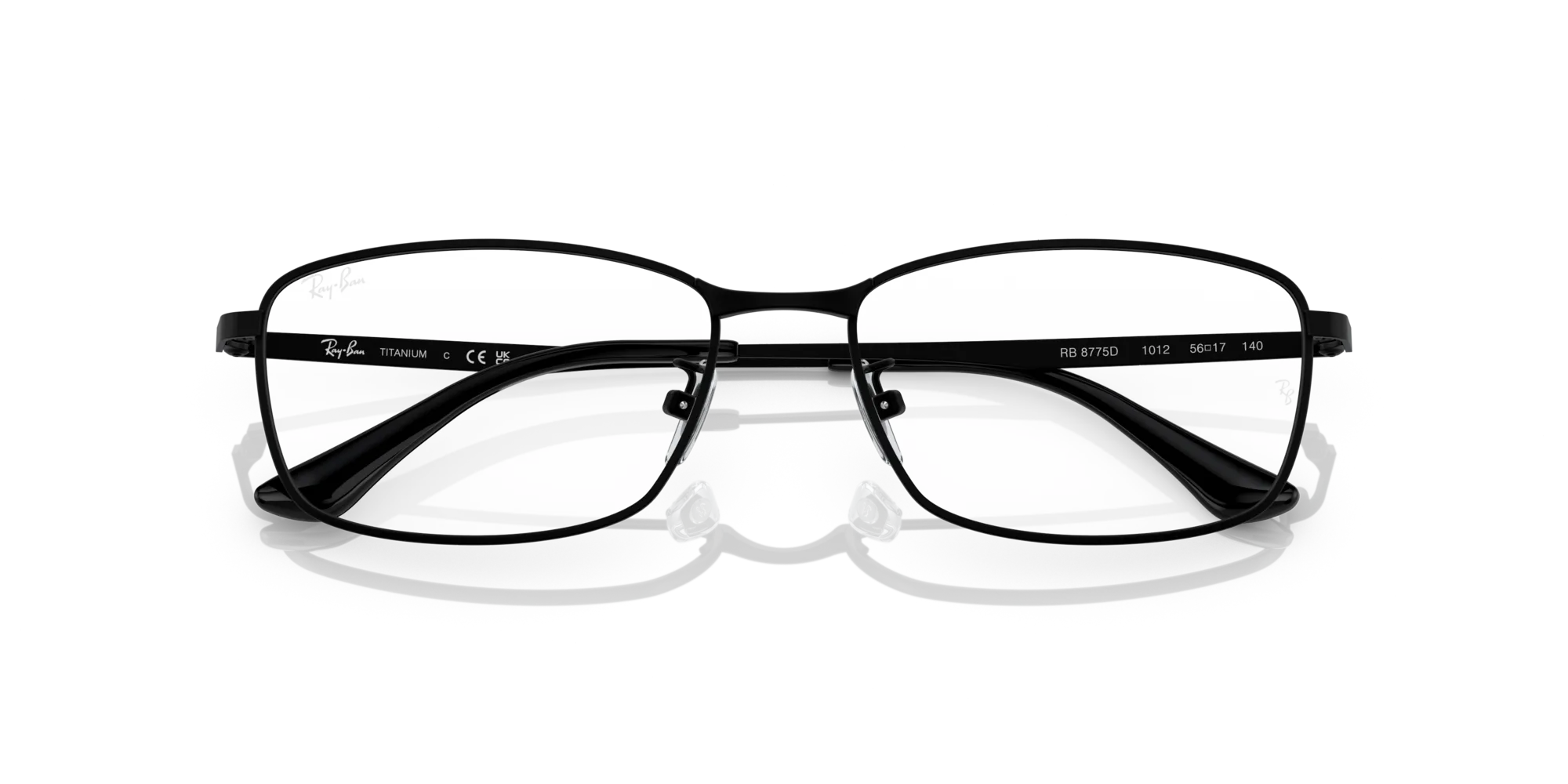 Ray - Ban RX8775D 1012 Montature da vista Titanio Nero Squadrata Normale - immagine 2