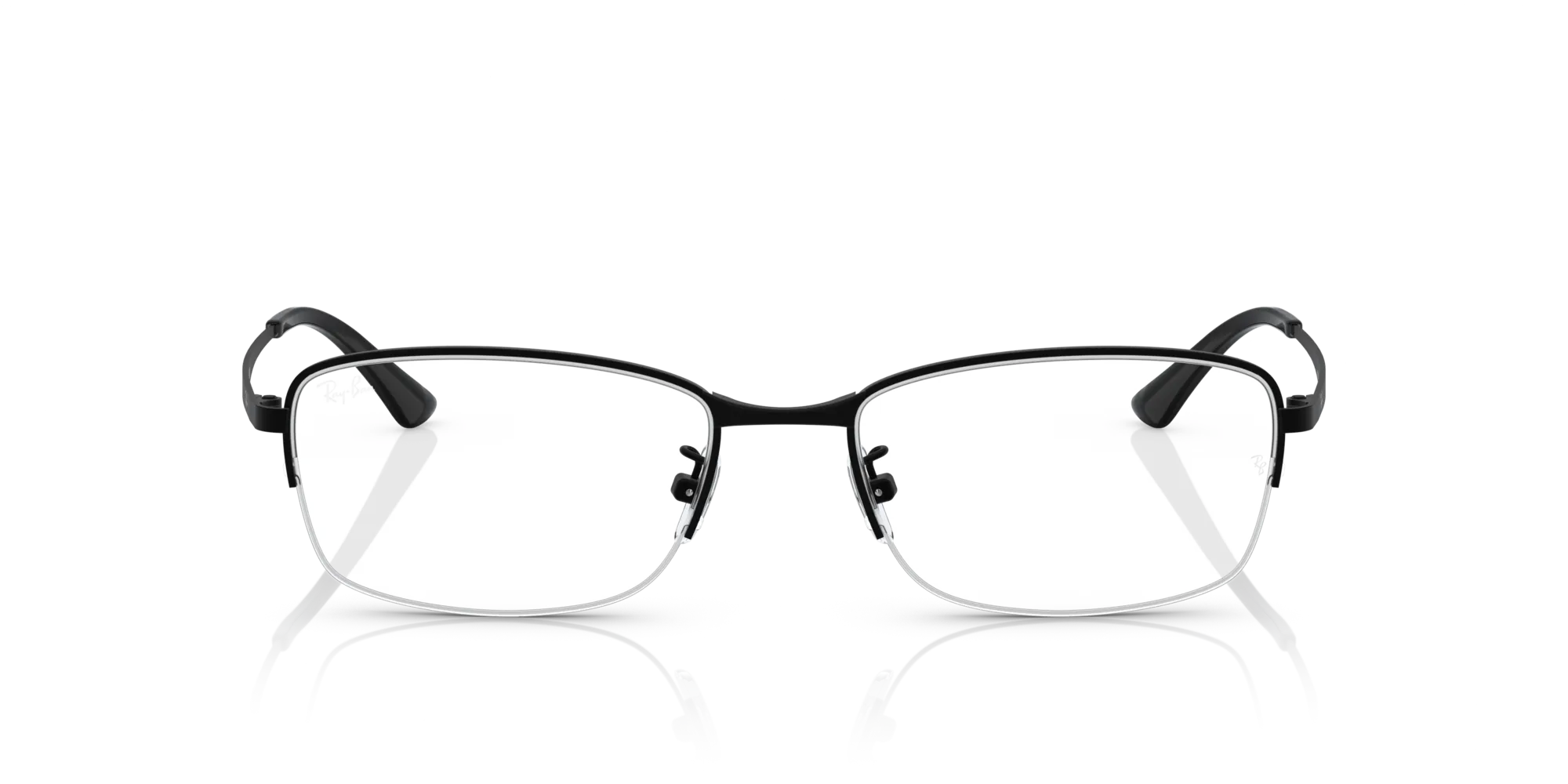 Ray - Ban RX8774D 1012 Montature da vista Titanio Nero Squadrata Normale - immagine 3