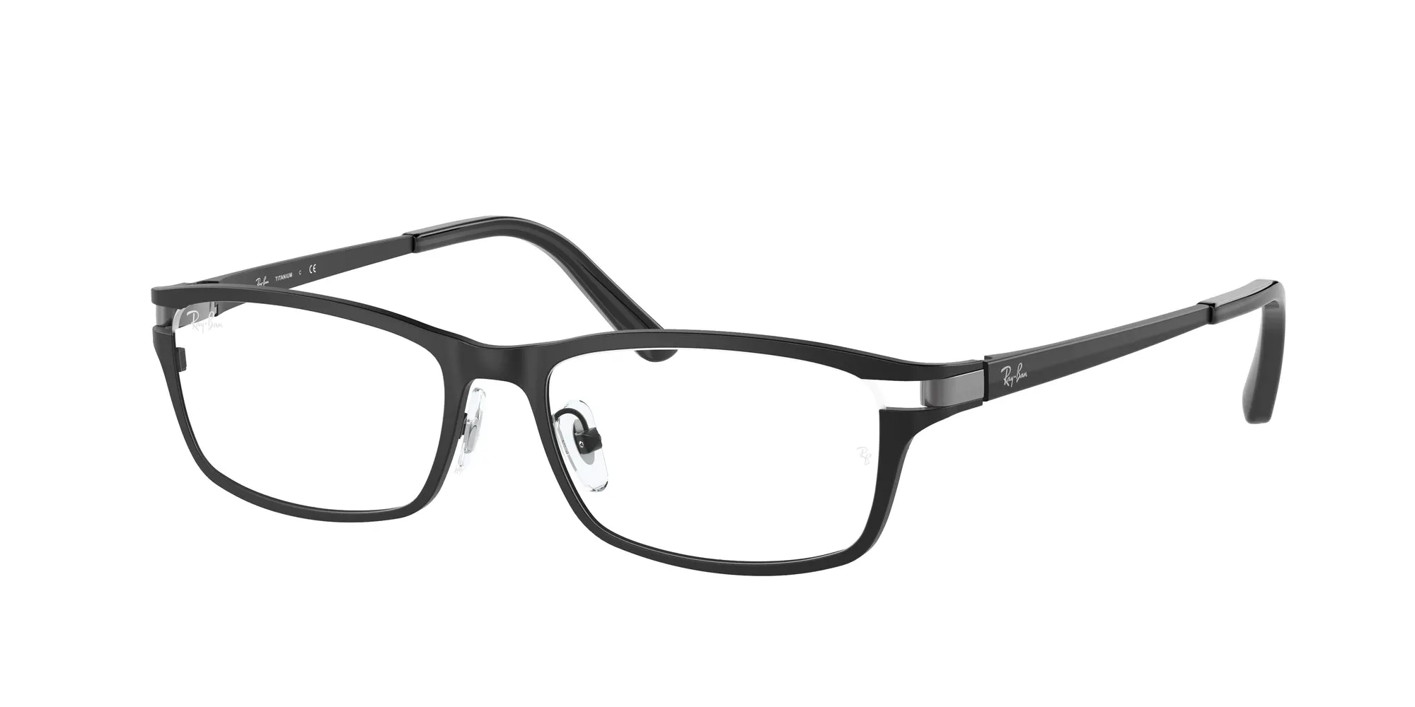 Ray - Ban RX8727D 1074 Montature da vista Titanio Nero Squadrata Normale - immagine 1
