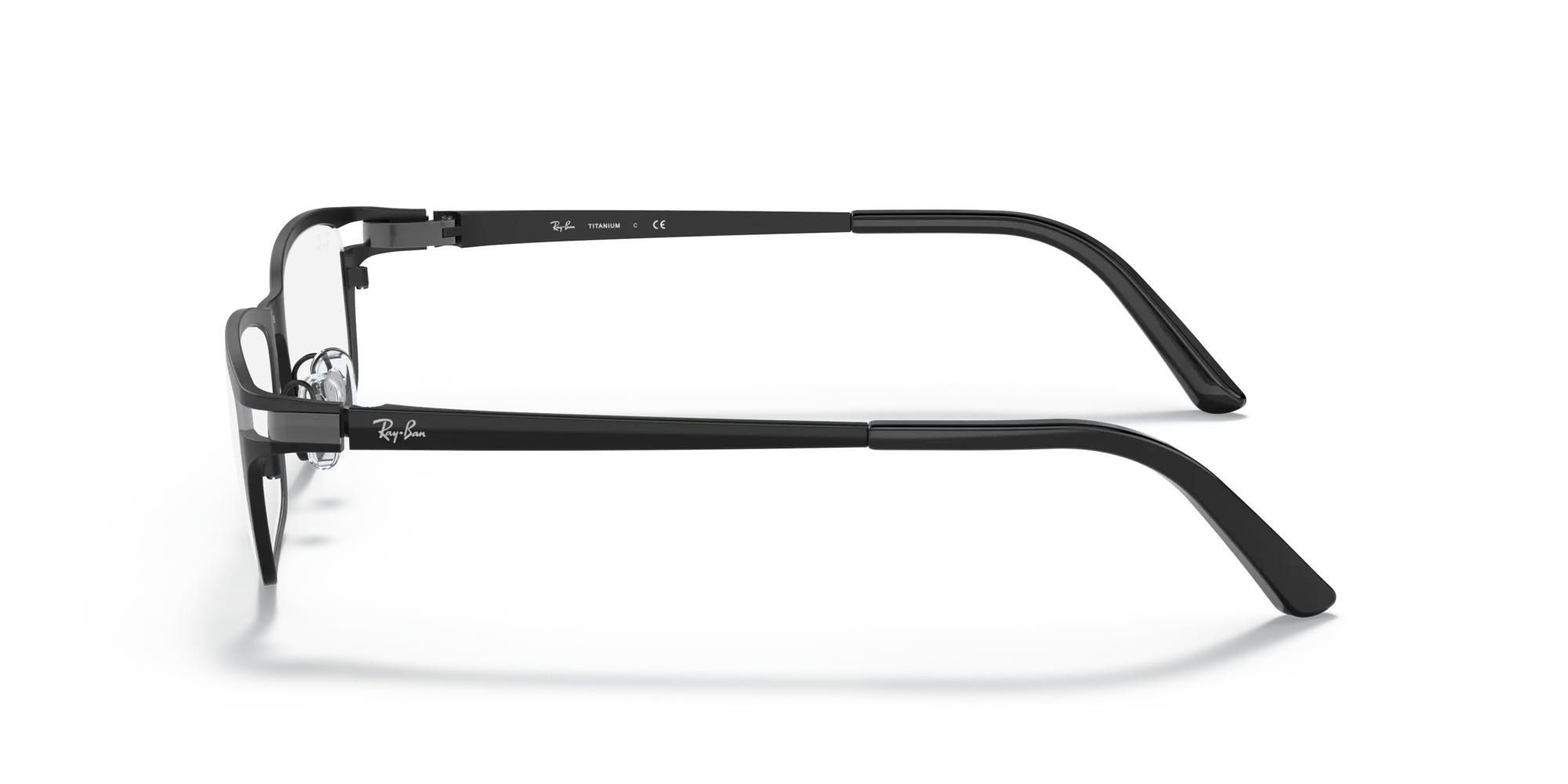 Ray - Ban RX8727D 1074 Montature da vista Titanio Nero Squadrata Normale - immagine 4