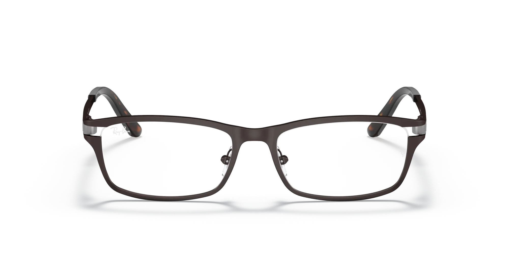 Ray - Ban RX8727D 1020 Montature da vista Titanio Marrone Squadrata Normale - immagine 3