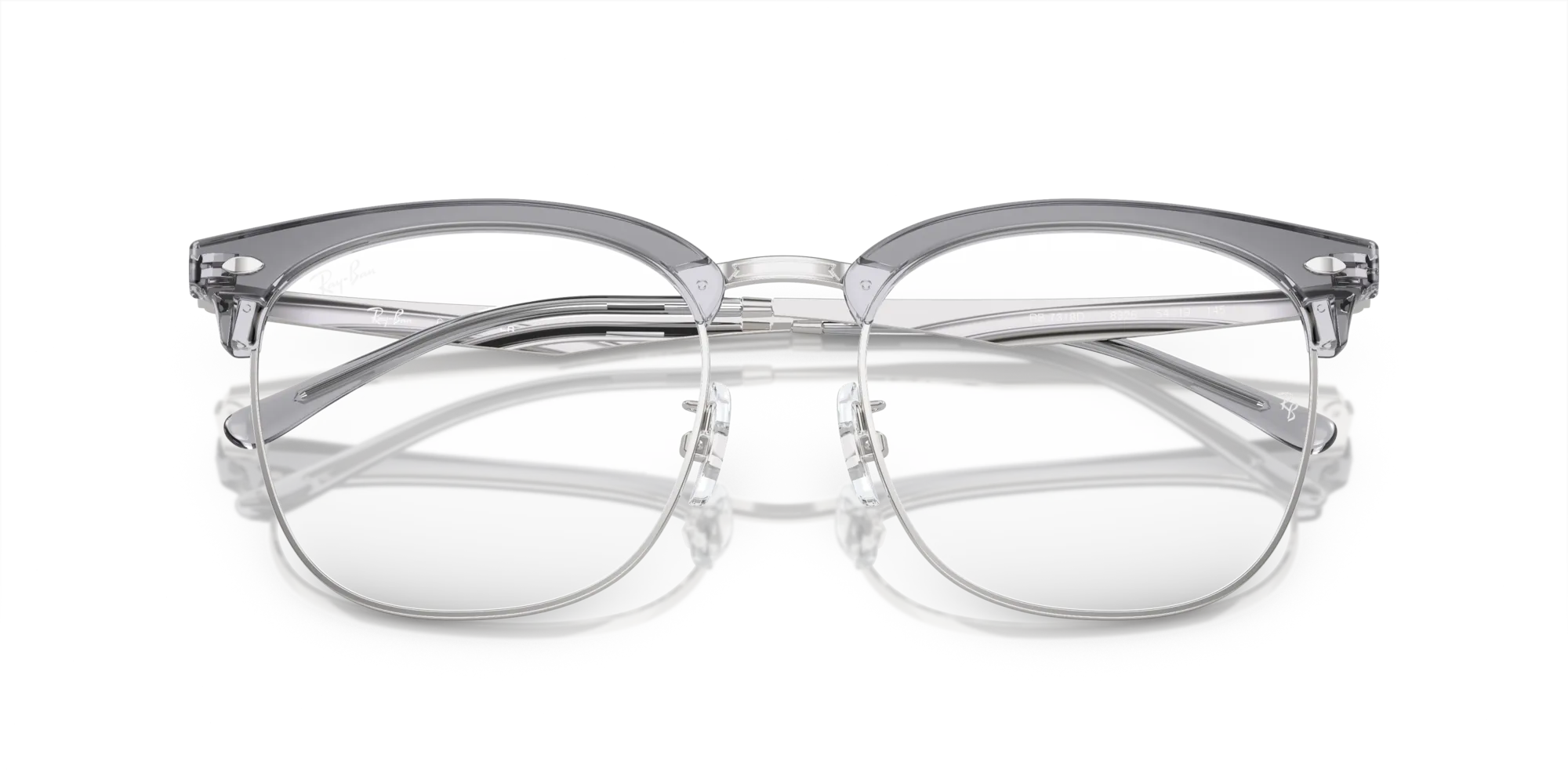 Ray - Ban RX7318D 8326 Montature da vista Iniettato Grigio Squadrata Normale - immagine 2
