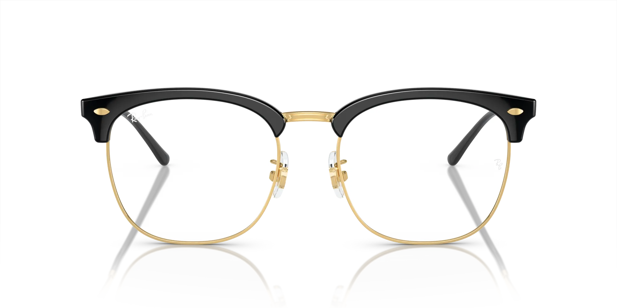 Ray - Ban RX7318D 8239 Montature da vista Iniettato Nero Squadrata Normale - immagine 3