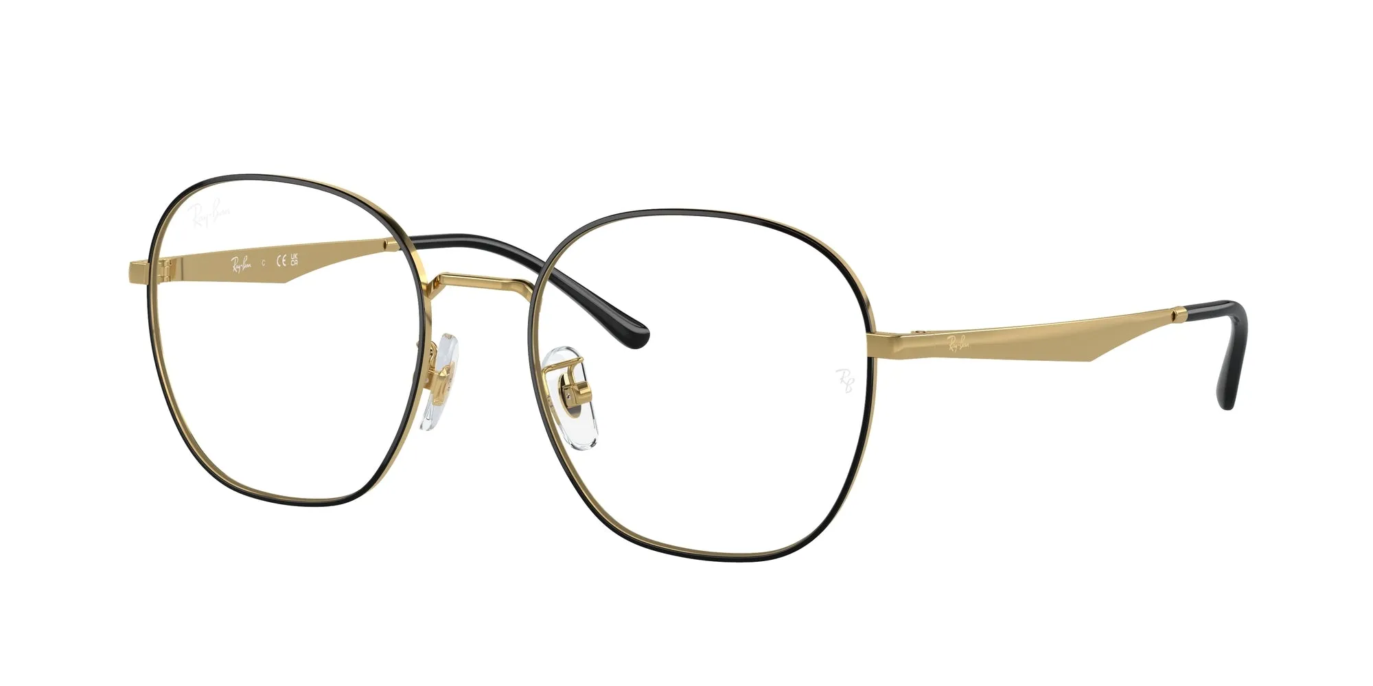 Ray - Ban RX6515D 2991 Montature da vista Metallo Nero Geometrica Normale - immagine 1