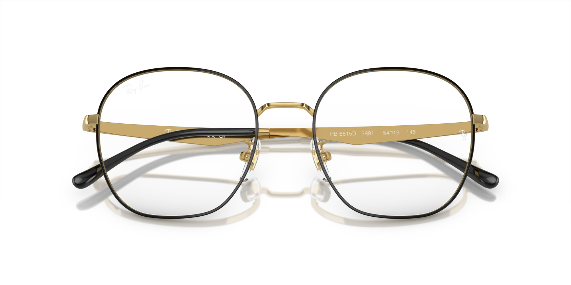 Ray - Ban RX6515D 2991 Montature da vista Metallo Nero Geometrica Normale - immagine 2