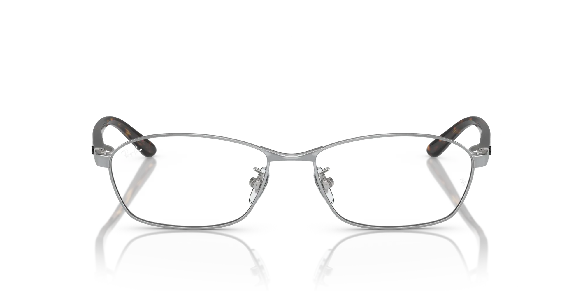 Ray - Ban RX6502D 2595 Montature da vista Metallo Argento Trasparente Squadrata Normale - immagine 3