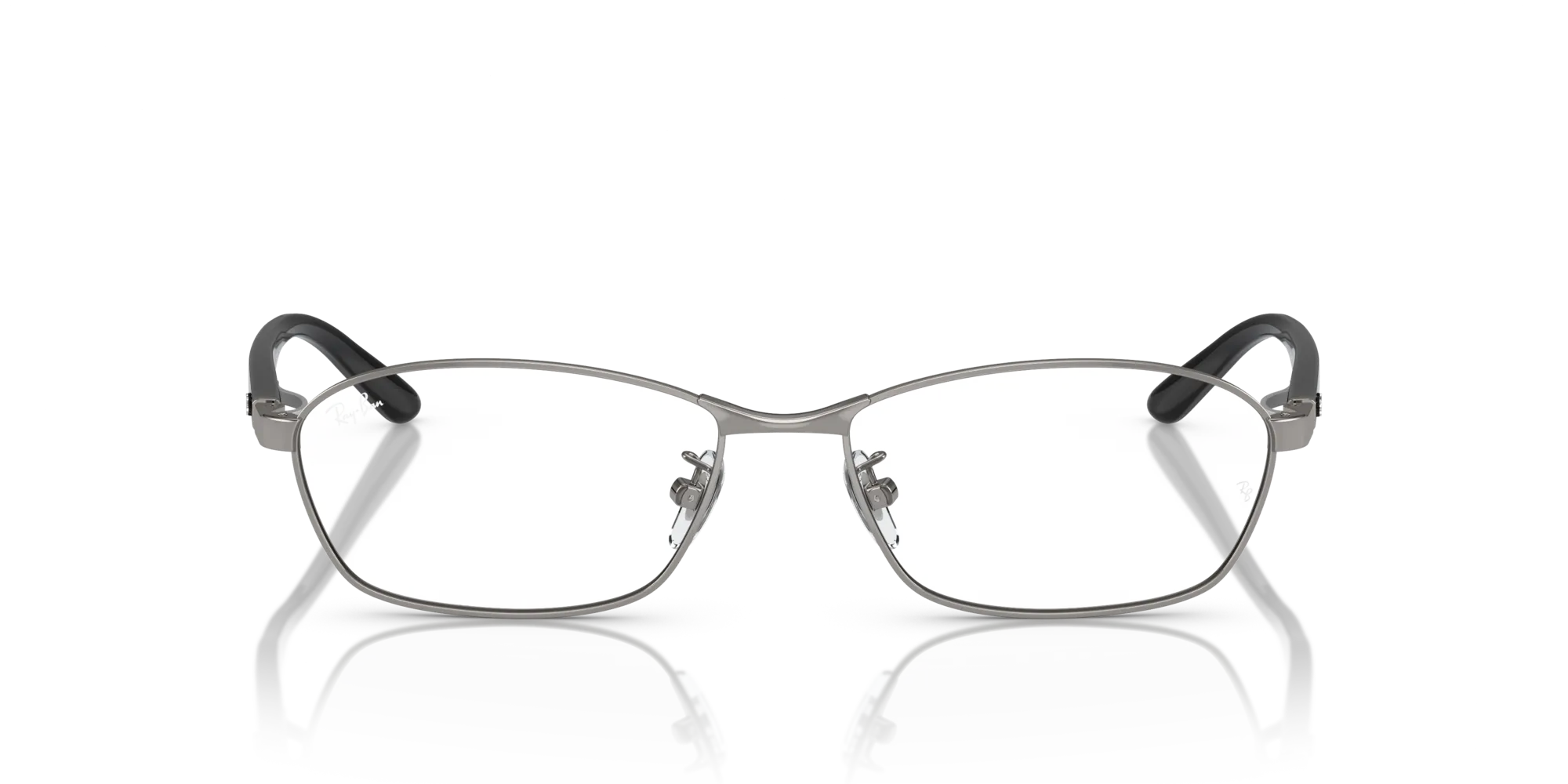 Ray - Ban RX6502D 2502 Montature da vista Metallo Grigio Trasparente Squadrata Normale - immagine 3