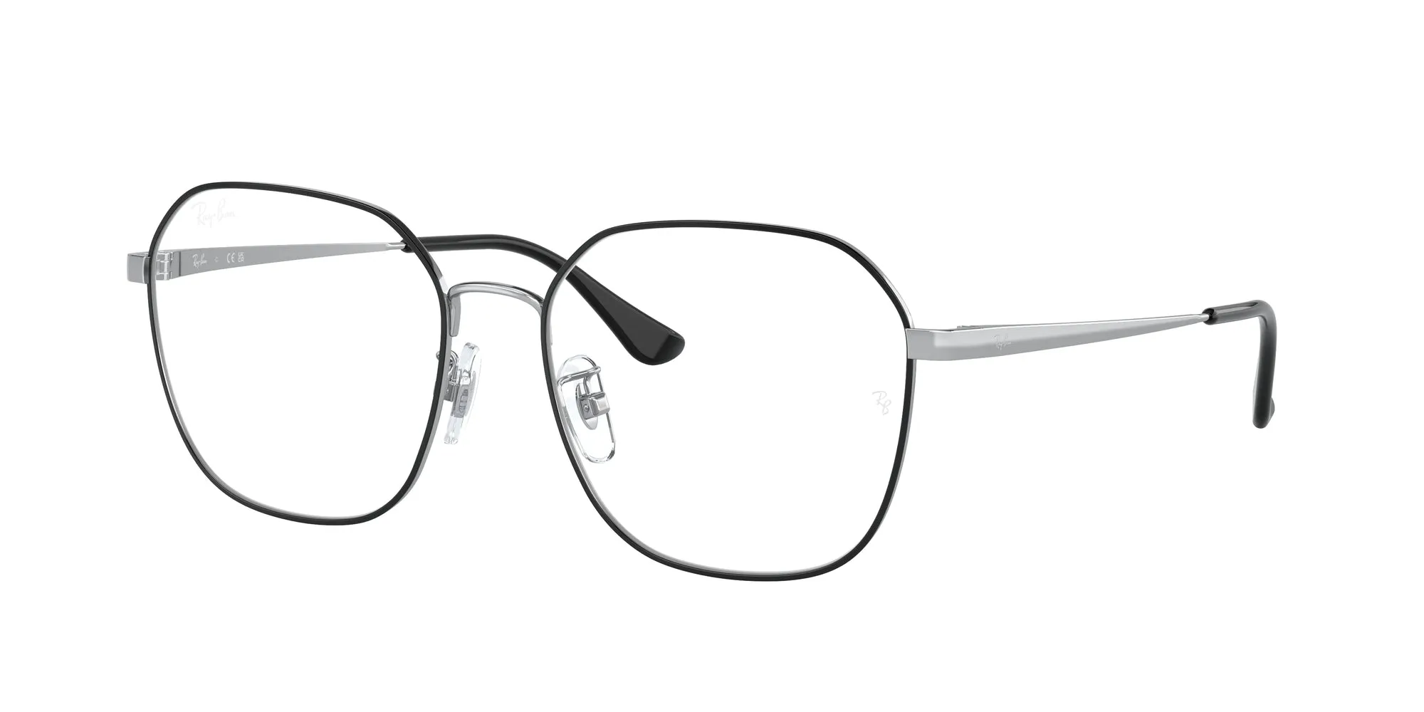 Ray - Ban RX6490D 2983 Montature da vista Metallo Nero Geometrica Normale - immagine 1