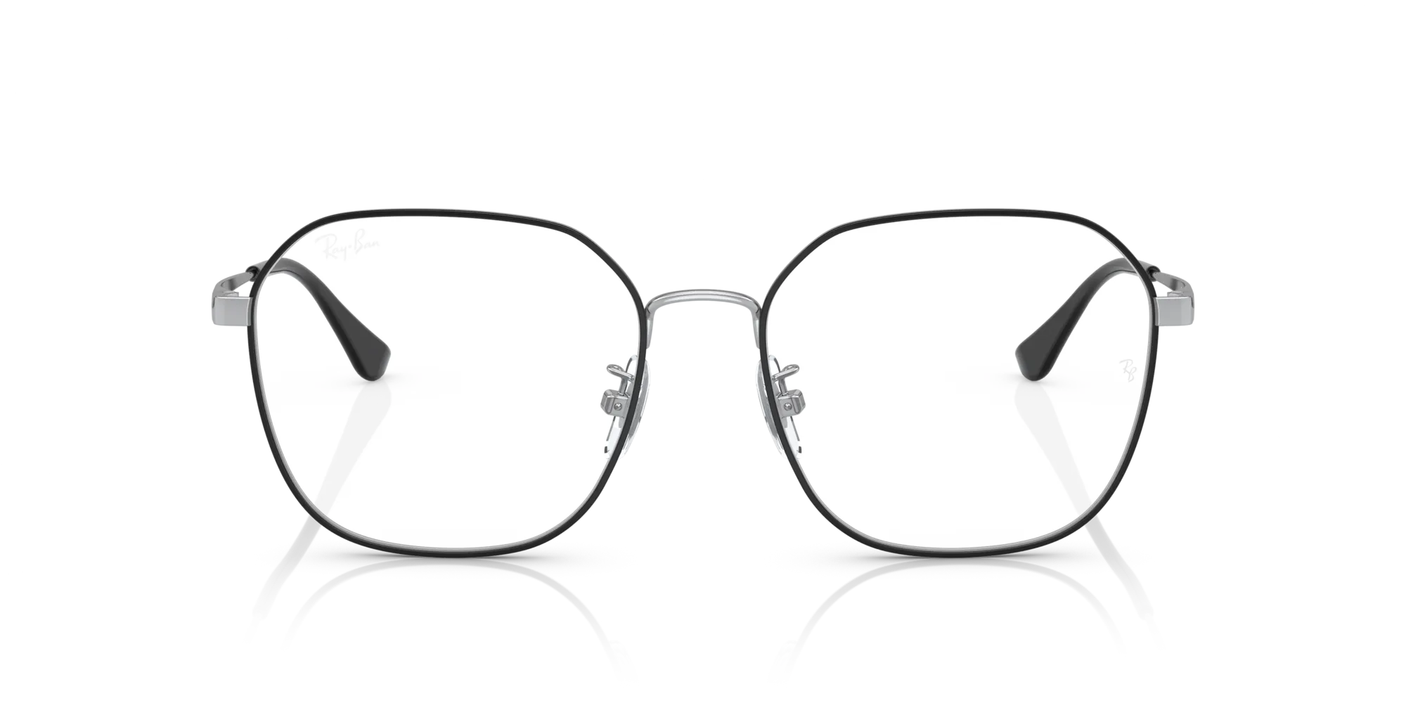 Ray - Ban RX6490D 2983 Montature da vista Metallo Nero Geometrica Normale - immagine 3