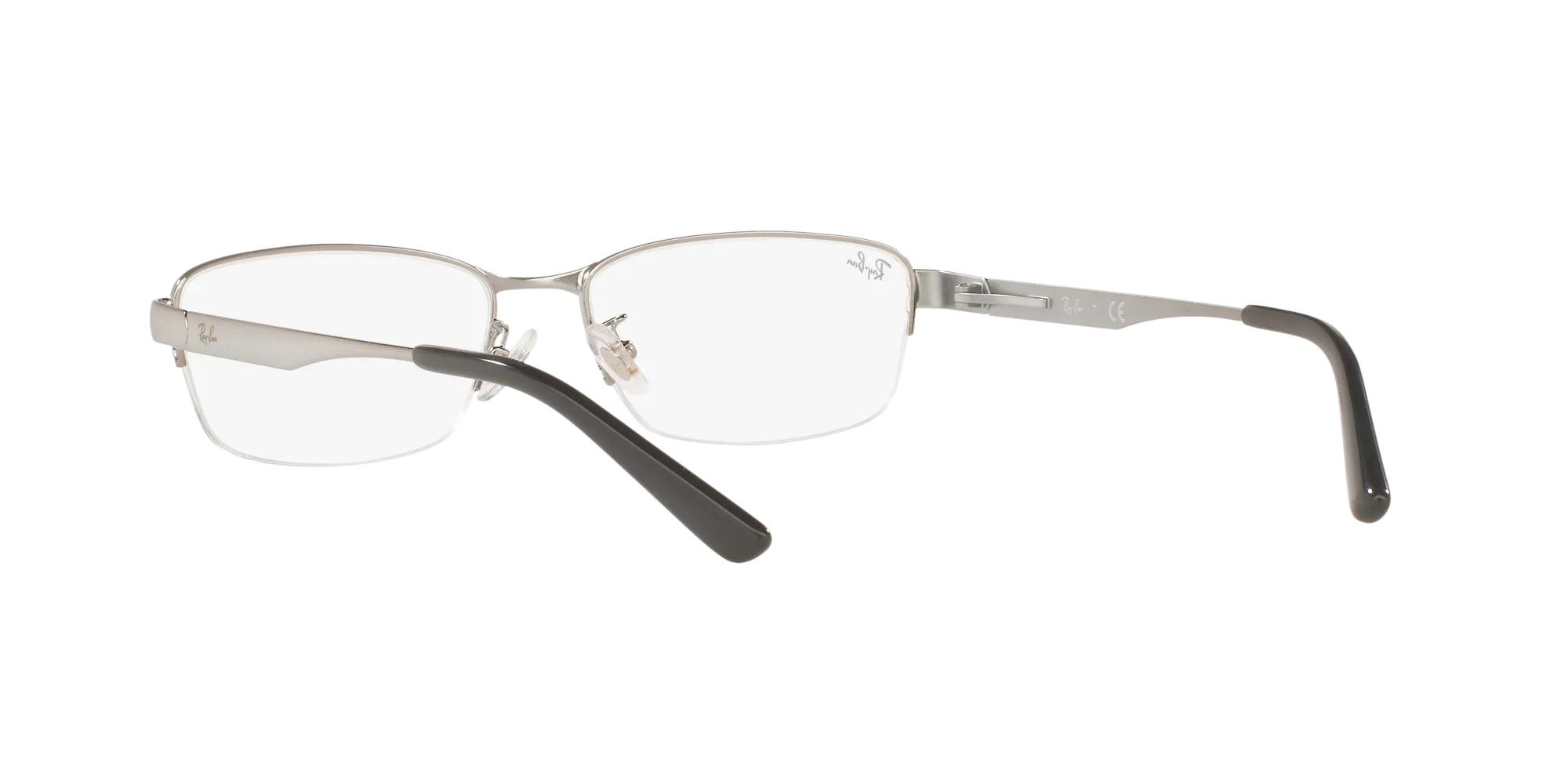 Ray - Ban RX6453D 2553 Montature da vista Metallo Grigio Trasparente Pillow Normale - immagine 4