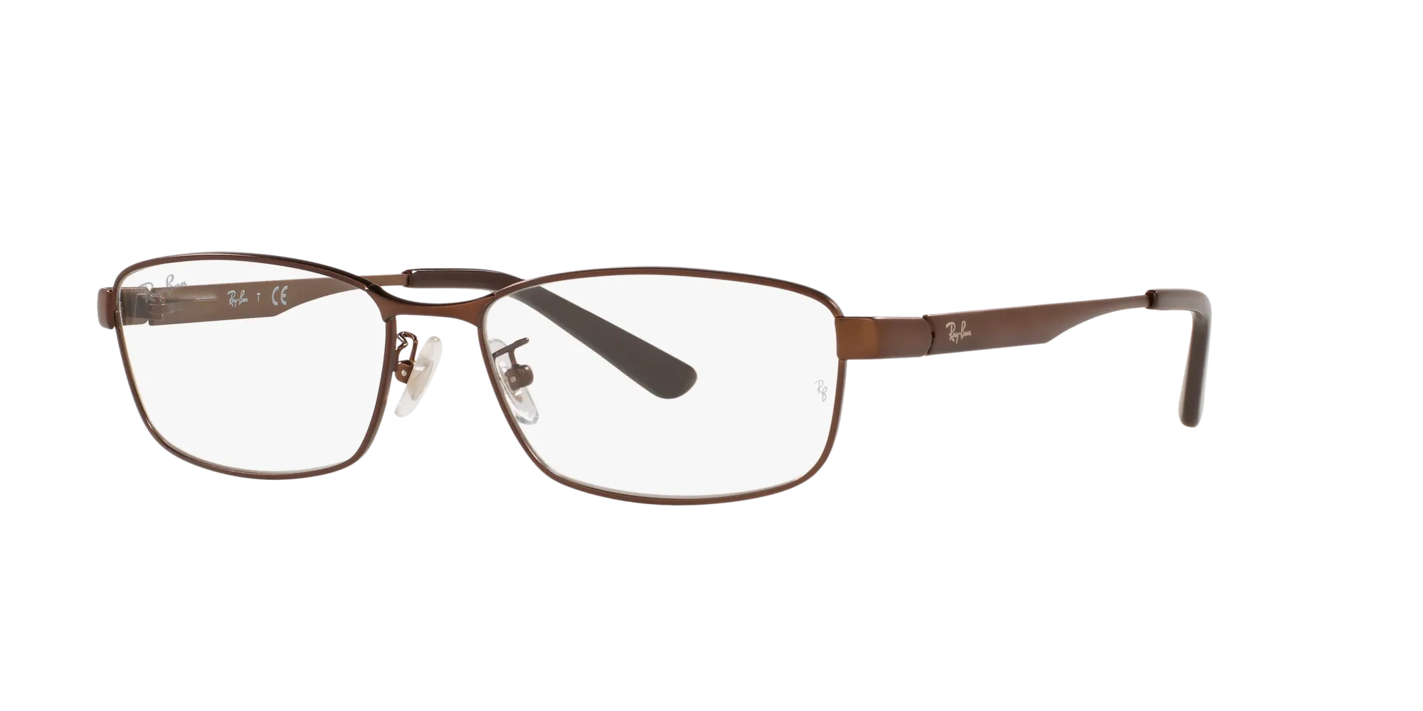Ray - Ban RX6452D 3077 Montature da vista Metallo Marrone Trasparente Pillow Normale - immagine 1