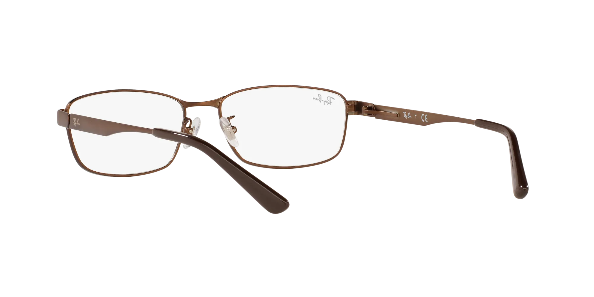 Ray - Ban RX6452D 3077 Montature da vista Metallo Marrone Trasparente Pillow Normale - immagine 4