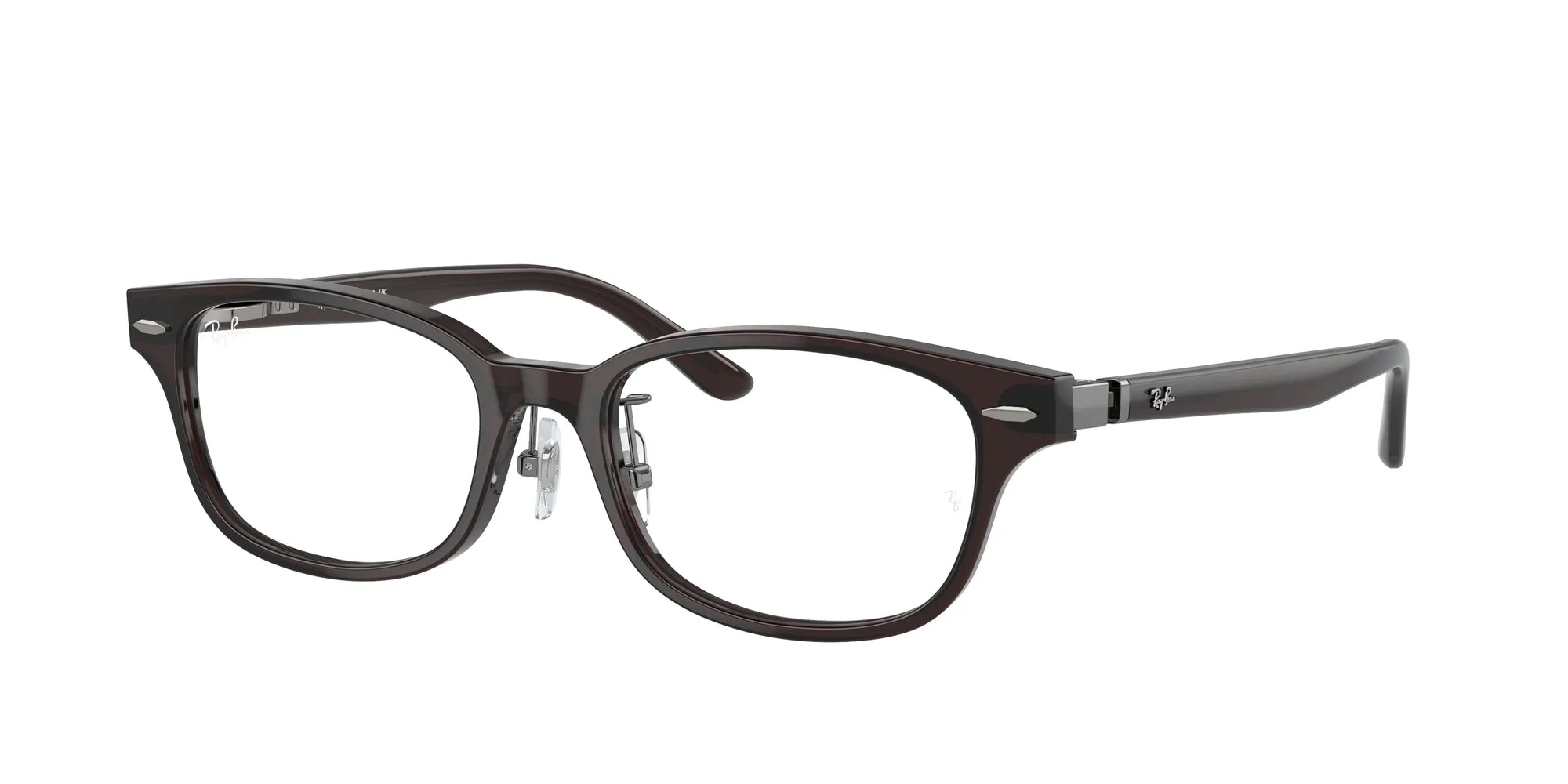 Ray - Ban RX5427D 8290 Montature da vista Acetato Marrone Trasparente Pillow Normale - immagine 1