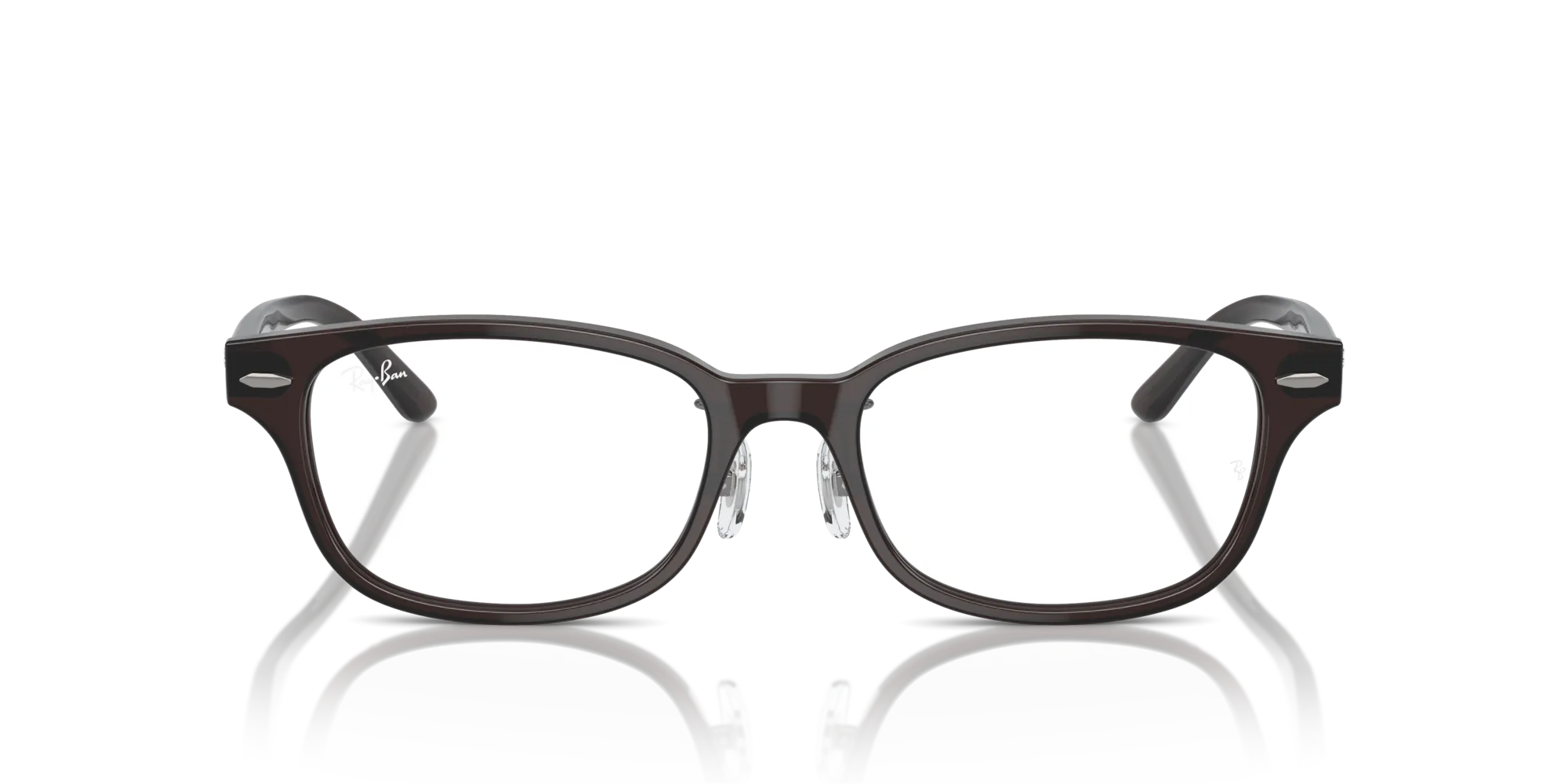 Ray - Ban RX5427D 8290 Montature da vista Acetato Marrone Trasparente Pillow Normale - immagine 3
