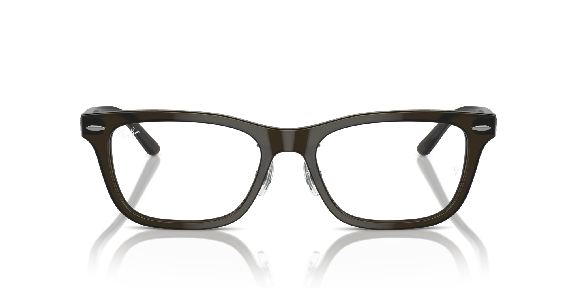 Ray - Ban RX5426D 8289 Montature da vista Acetato Verde Trasparente Pillow Normale - immagine 3