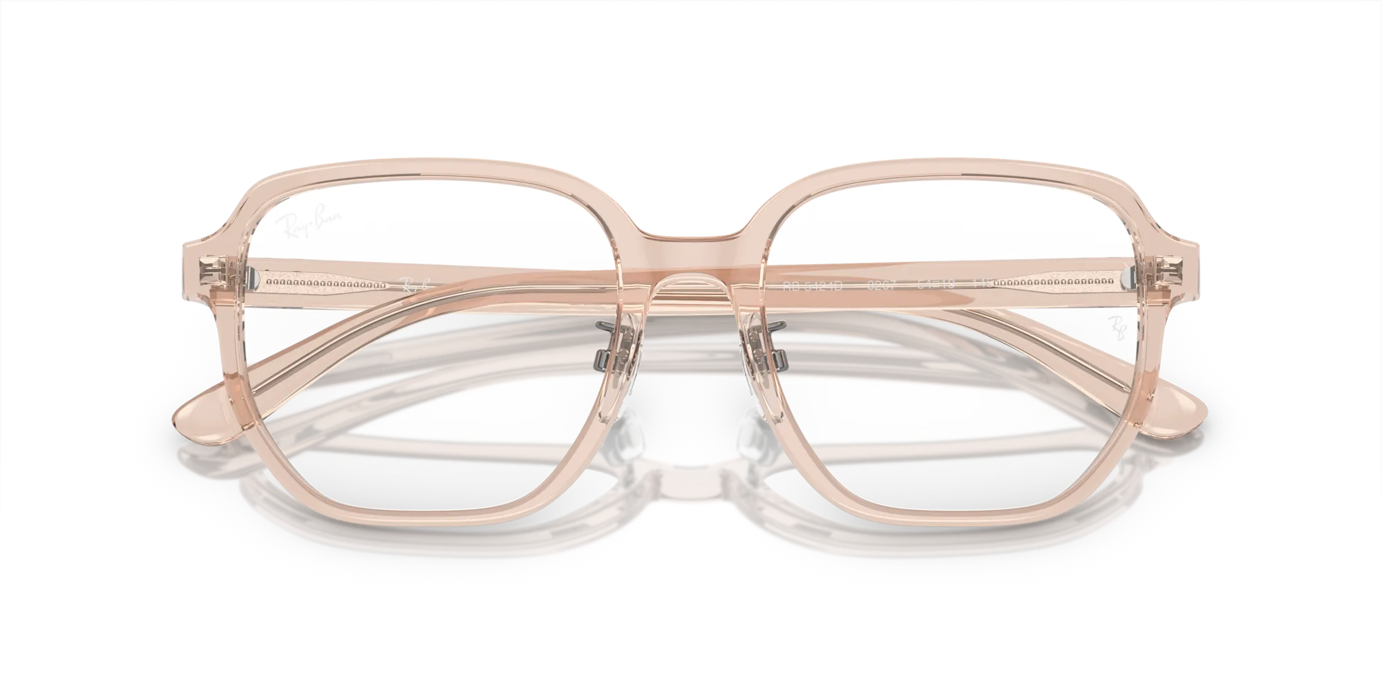 Ray - Ban RX5424D 8267 Montature da vista Acetato Marrone Geometrica Normale - immagine 2