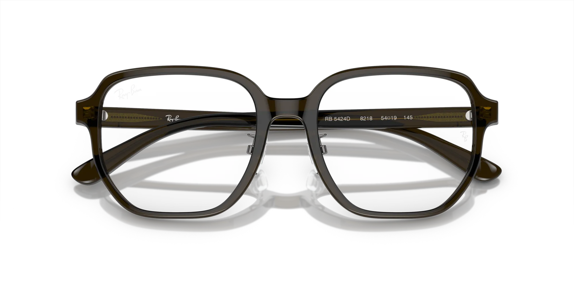 Ray - Ban RX5424D 8218 Montature da vista Acetato Verde Geometrica Normale - immagine 2