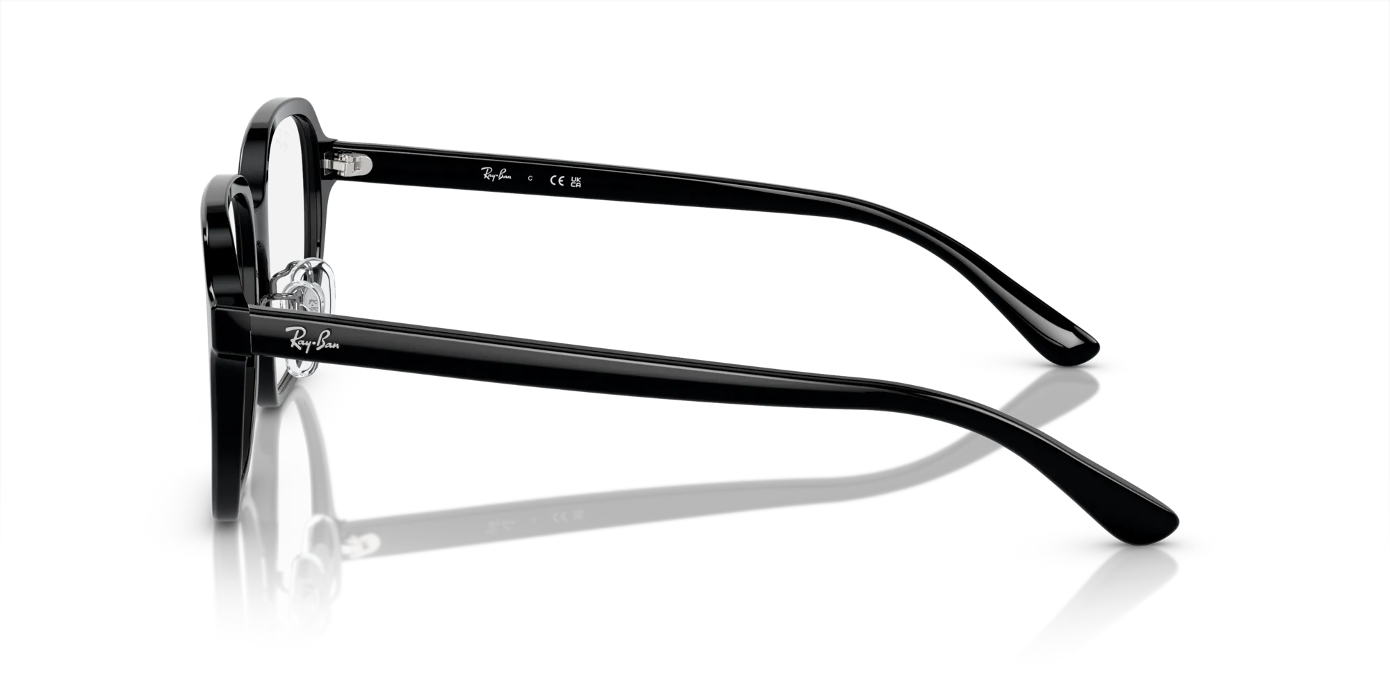 Ray - Ban RX5424D 2000 Montature da vista Acetato Nero Geometrica Normale - immagine 4