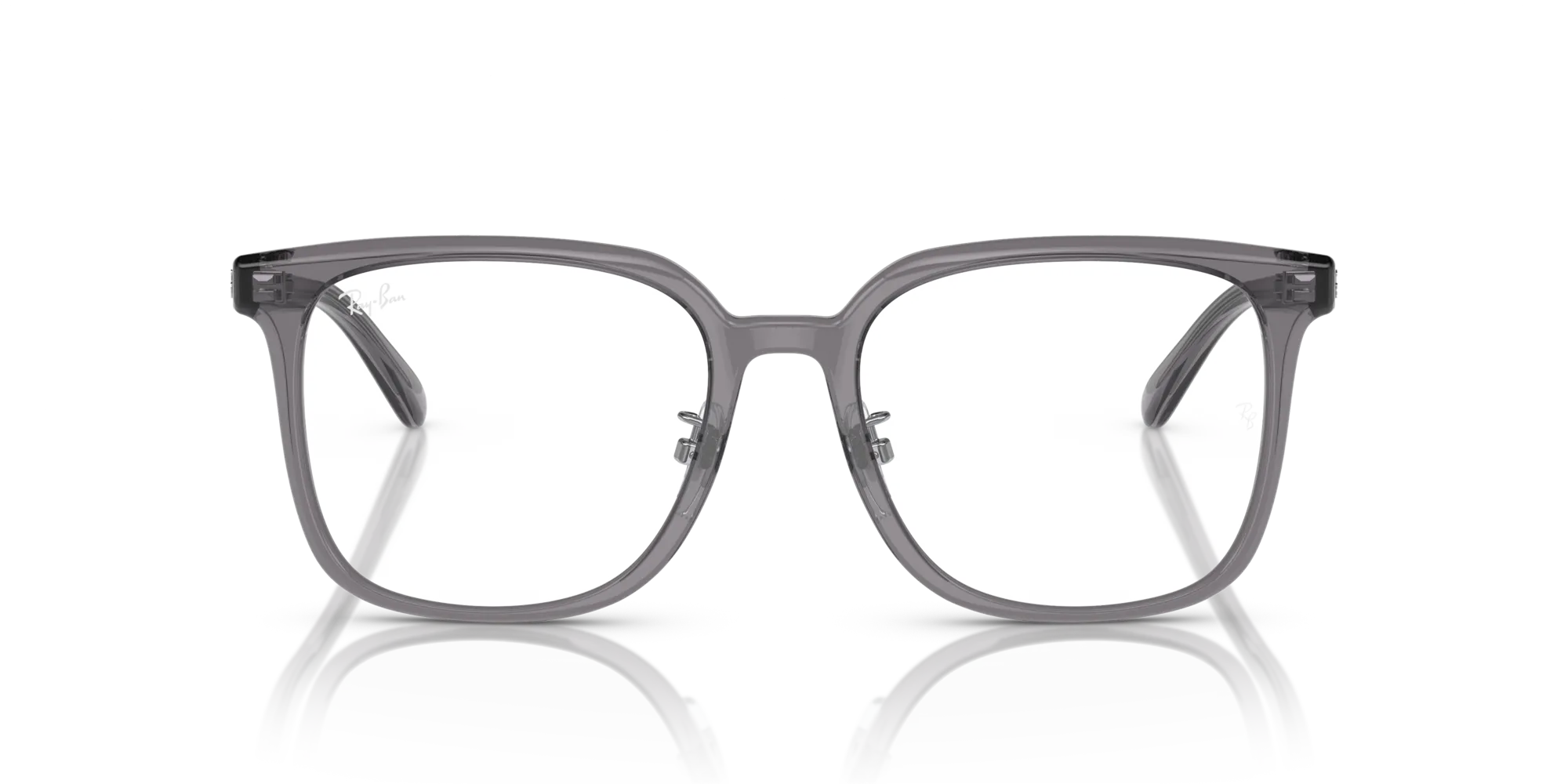 Ray - Ban RX5419D 8268 Montature da vista Acetato Grigio Trasparente Squadrata Normale - immagine 3