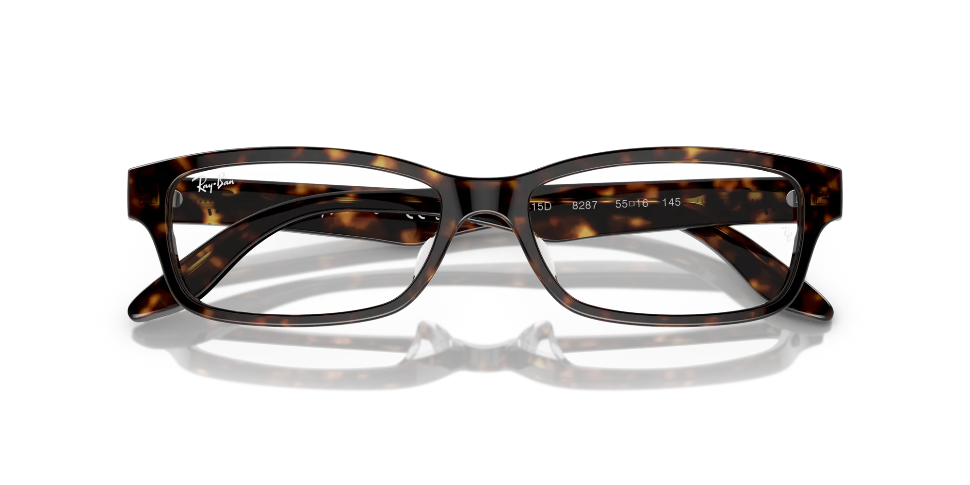 Ray - Ban RX5415D 8287 Montature da vista Acetato Tartaruga Squadrata Normale - immagine 2