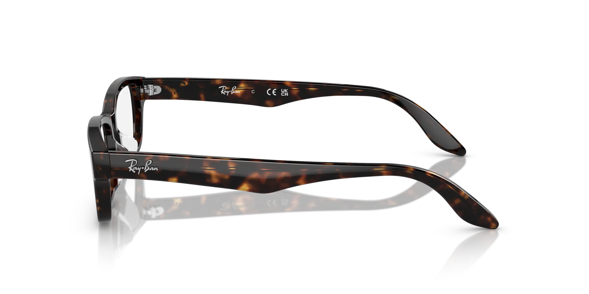 Ray - Ban RX5415D 8287 Montature da vista Acetato Tartaruga Squadrata Normale - immagine 4