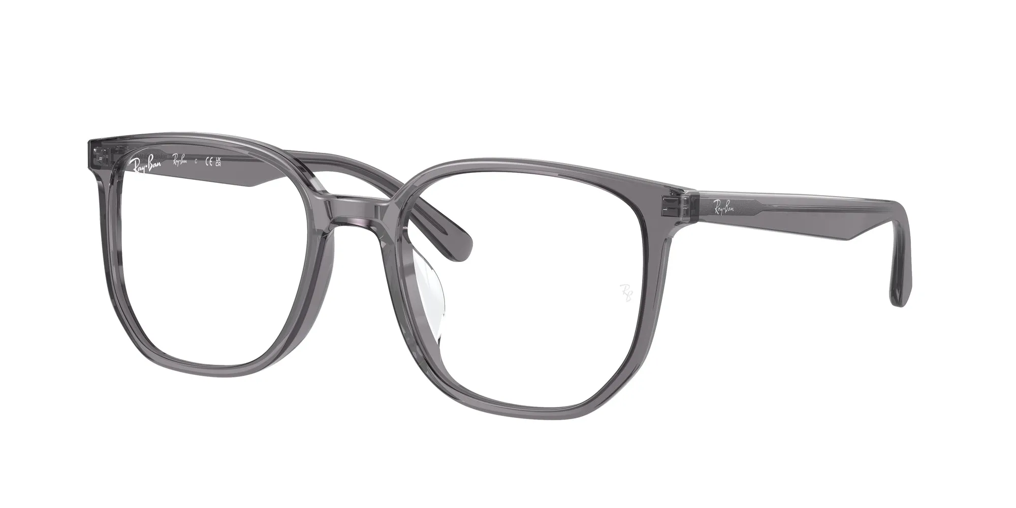 Ray - Ban RX5411D 8268 Montature da vista Acetato Grigio Geometrica Normale - immagine 1