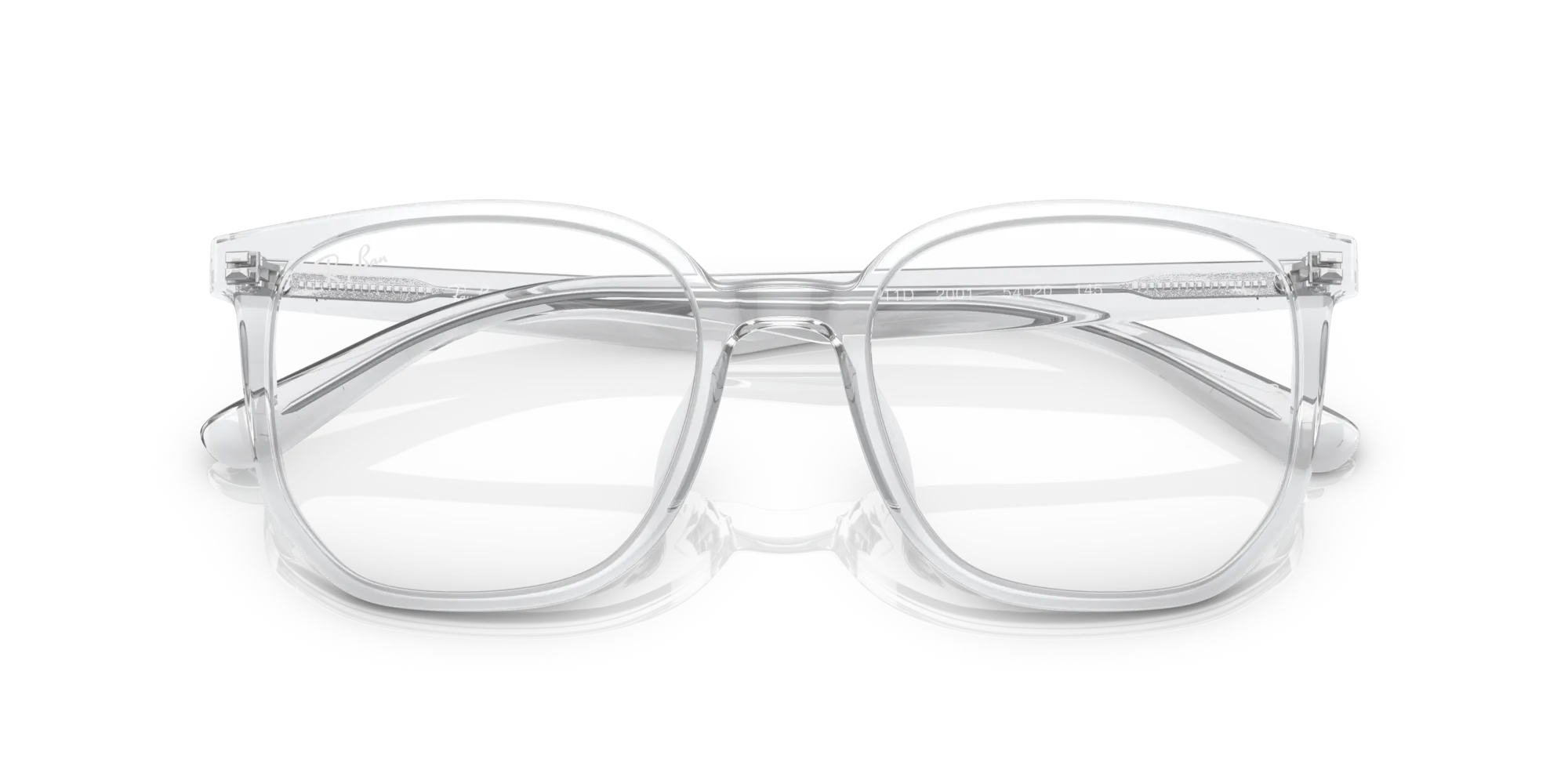 Ray - Ban RX5411D 2001 Montature da vista Acetato Trasparente Geometrica Normale - immagine 2