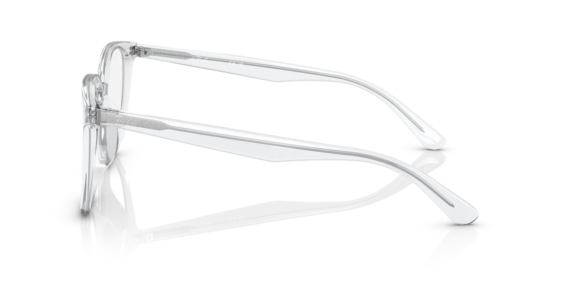 Ray - Ban RX5411D 2001 Montature da vista Acetato Trasparente Geometrica Normale - immagine 4