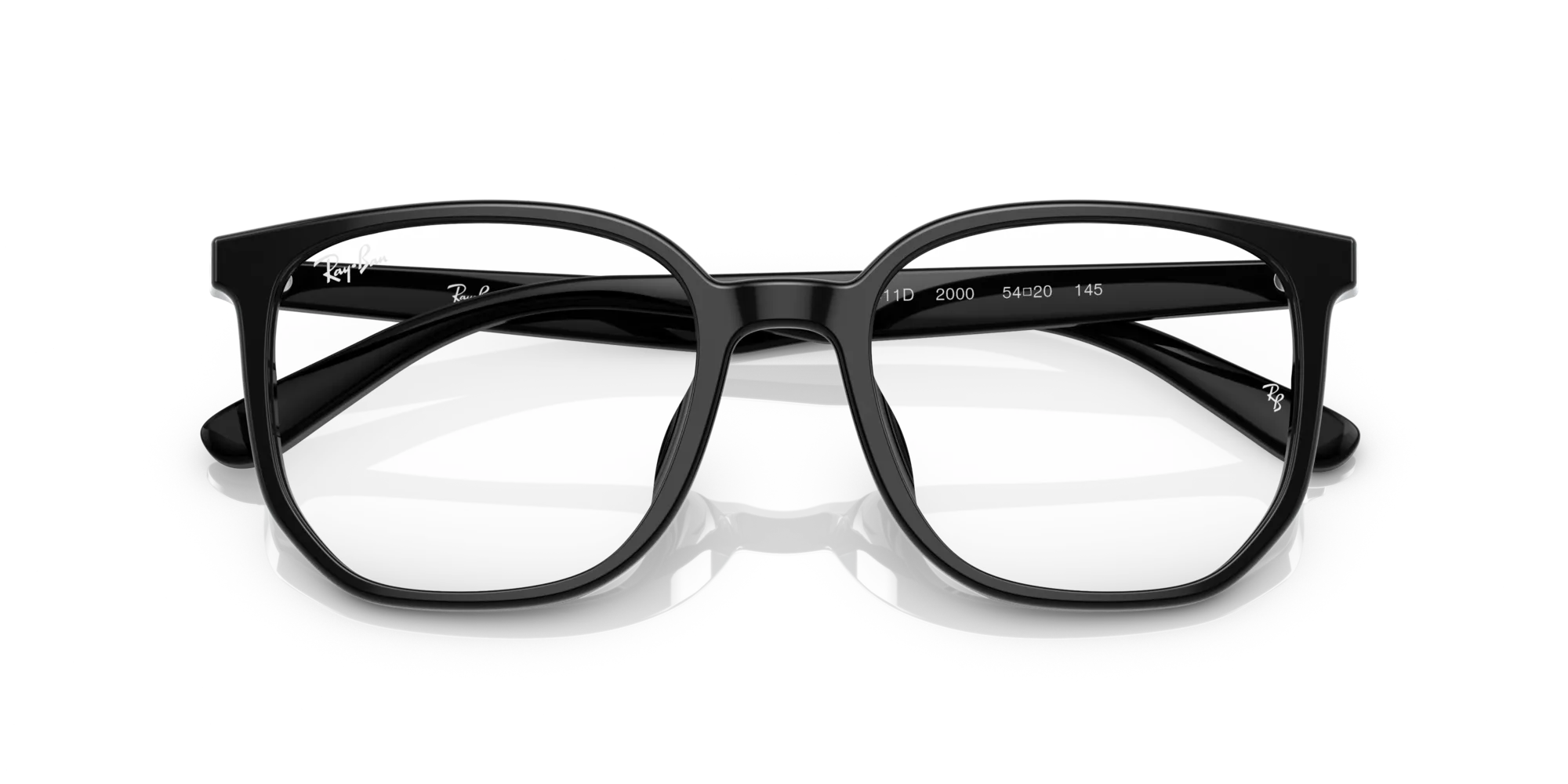 Ray - Ban RX5411D 2000 Montature da vista Acetato Nero Geometrica Normale - immagine 2