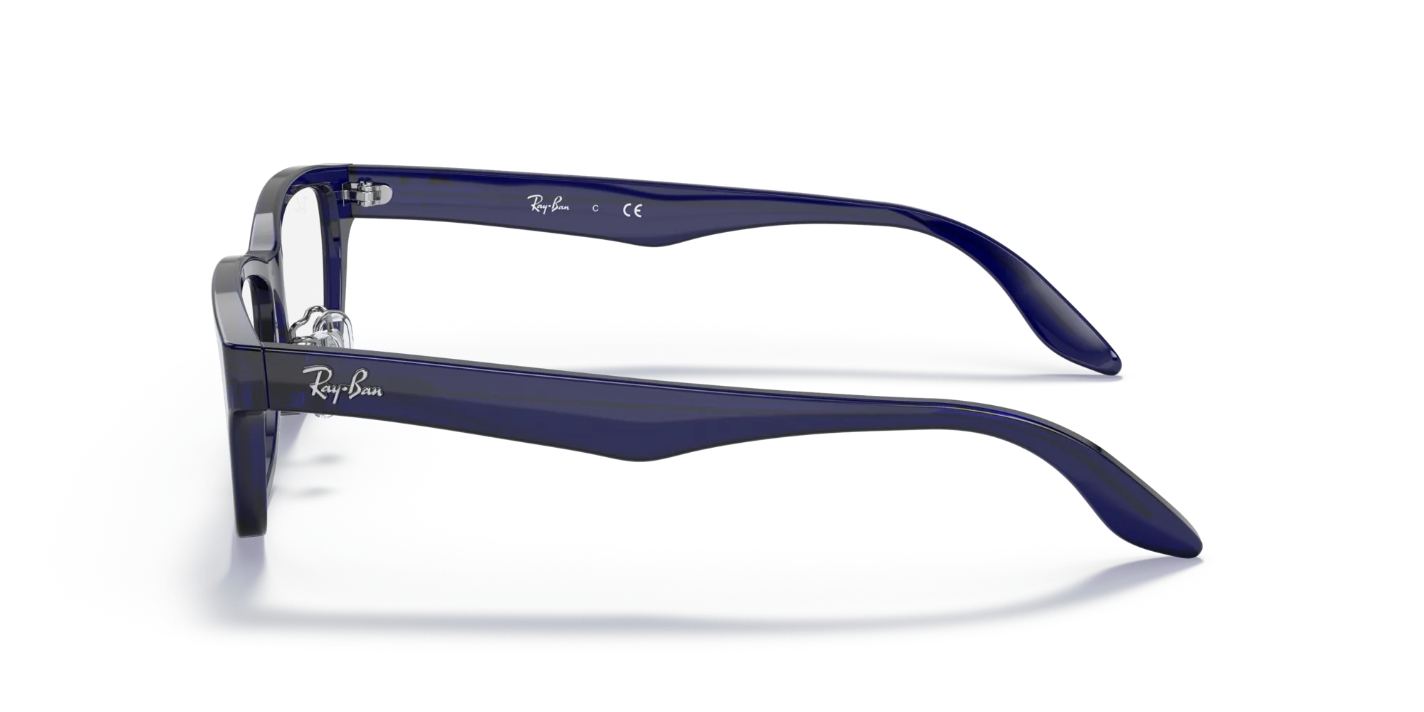 Ray - Ban RX5408D 5986 Montature da vista Acetato Blu Squadrata Normale - immagine 4
