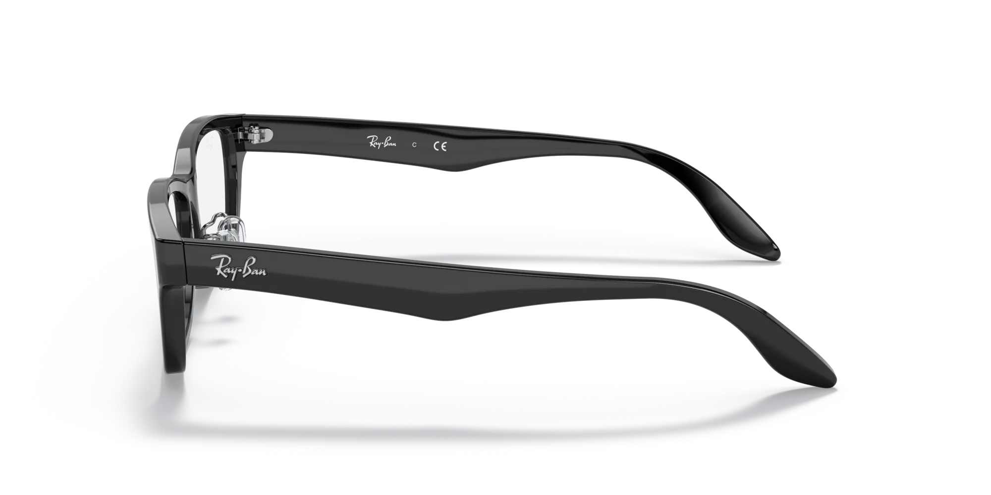 Ray - Ban RX5408D 2000 Montature da vista Acetato Nero Squadrata Normale - immagine 4