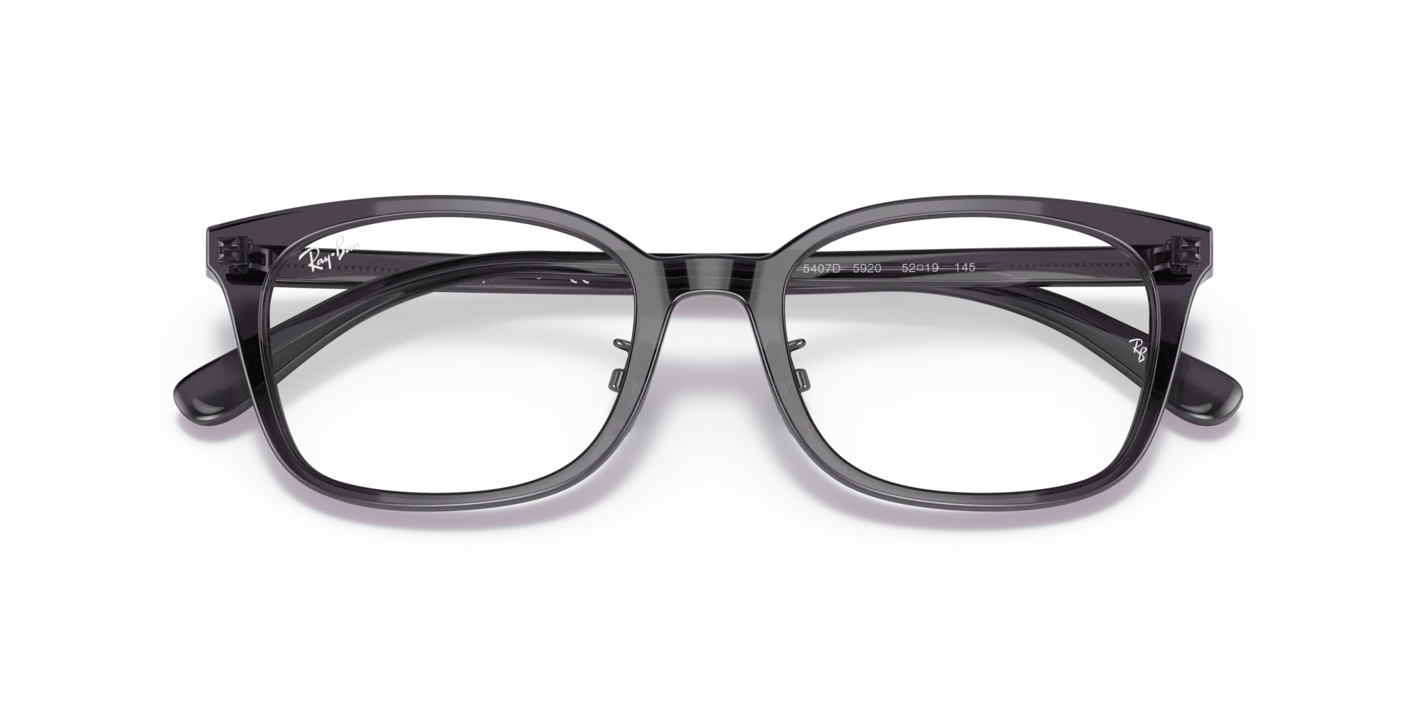 Ray - Ban RX5407D 5920 Montature da vista Acetato Grigio Squadrata Normale - immagine 2