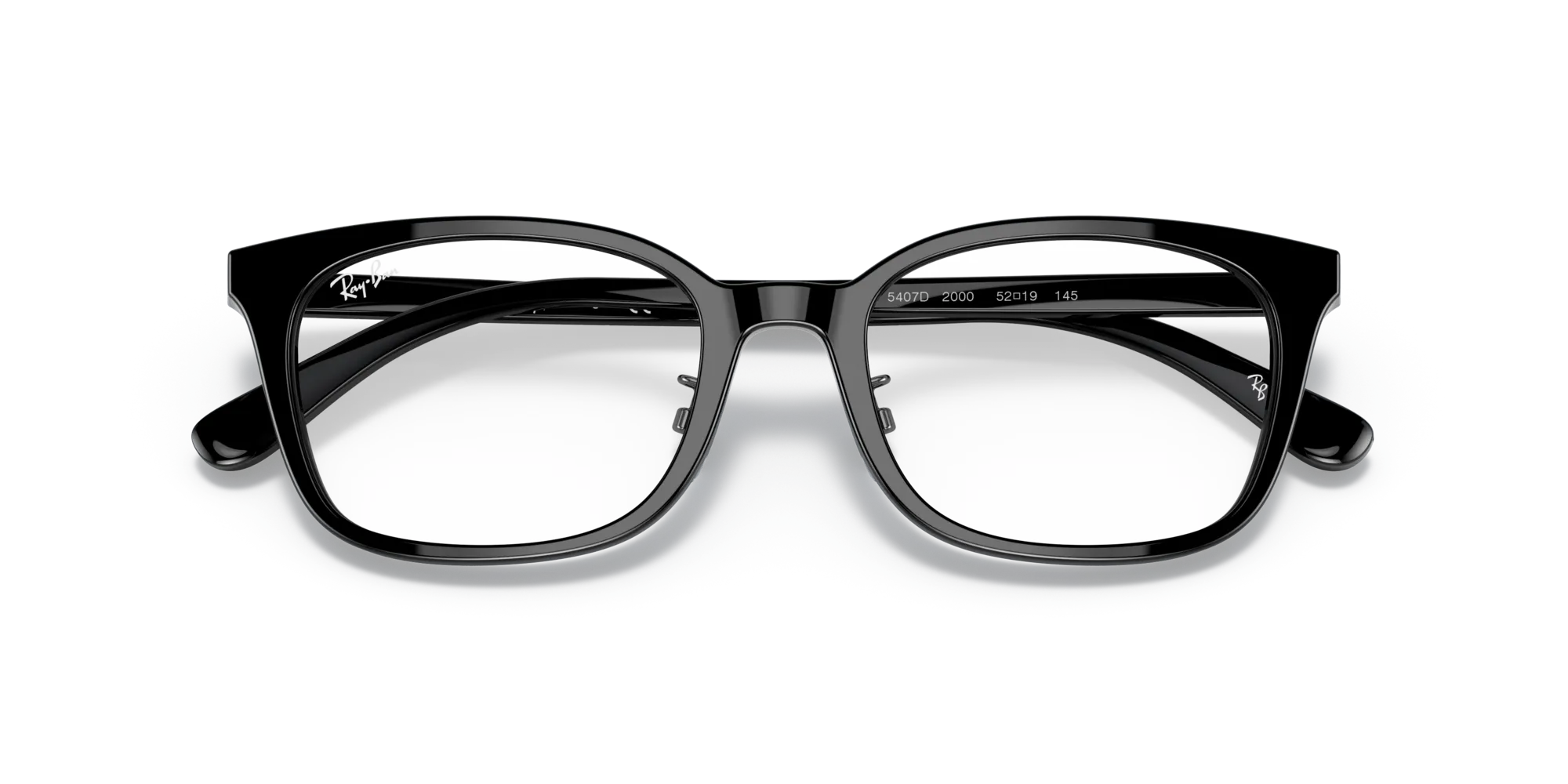 Ray - Ban RX5407D 2000 Montature da vista Acetato Nero Squadrata Normale - immagine 2
