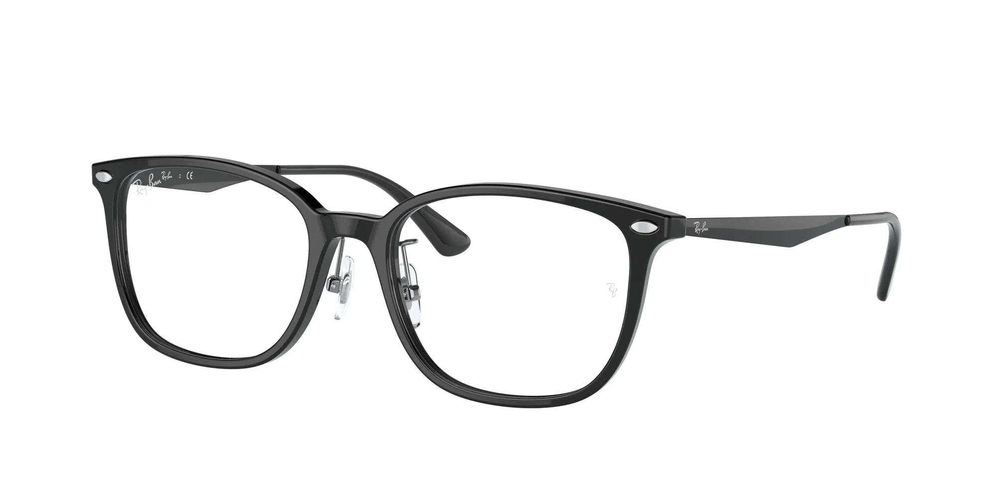 Ray - Ban RX5403D 5725 Montature da vista Acetato Nero Trasparente Pillow Normale - immagine 1