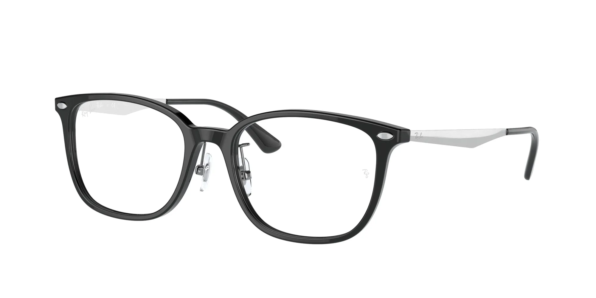 Ray - Ban RX5403D 2000 Montature da vista Acetato Nero Trasparente Pillow Normale - immagine 1