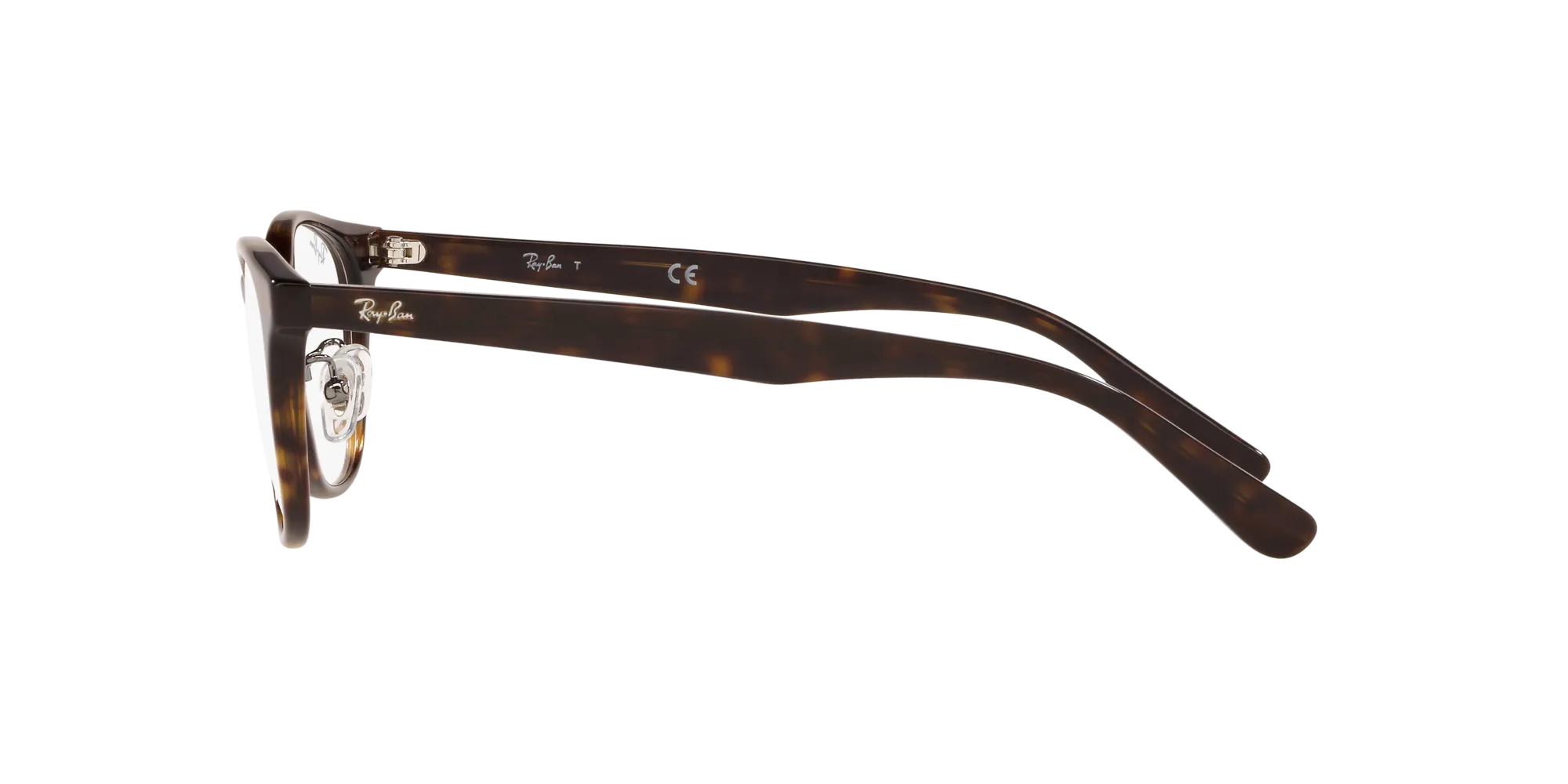 Ray - Ban RX5386D 2012 Montature da vista Acetato Marrone Trasparente Rotonda Normale - immagine 3
