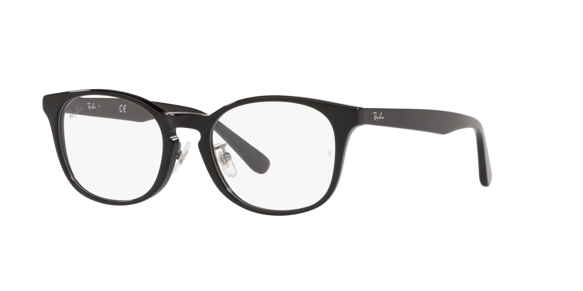 Ray - Ban RX5386D 2000 Montature da vista Acetato Nero Trasparente Rotonda Normale - immagine 1