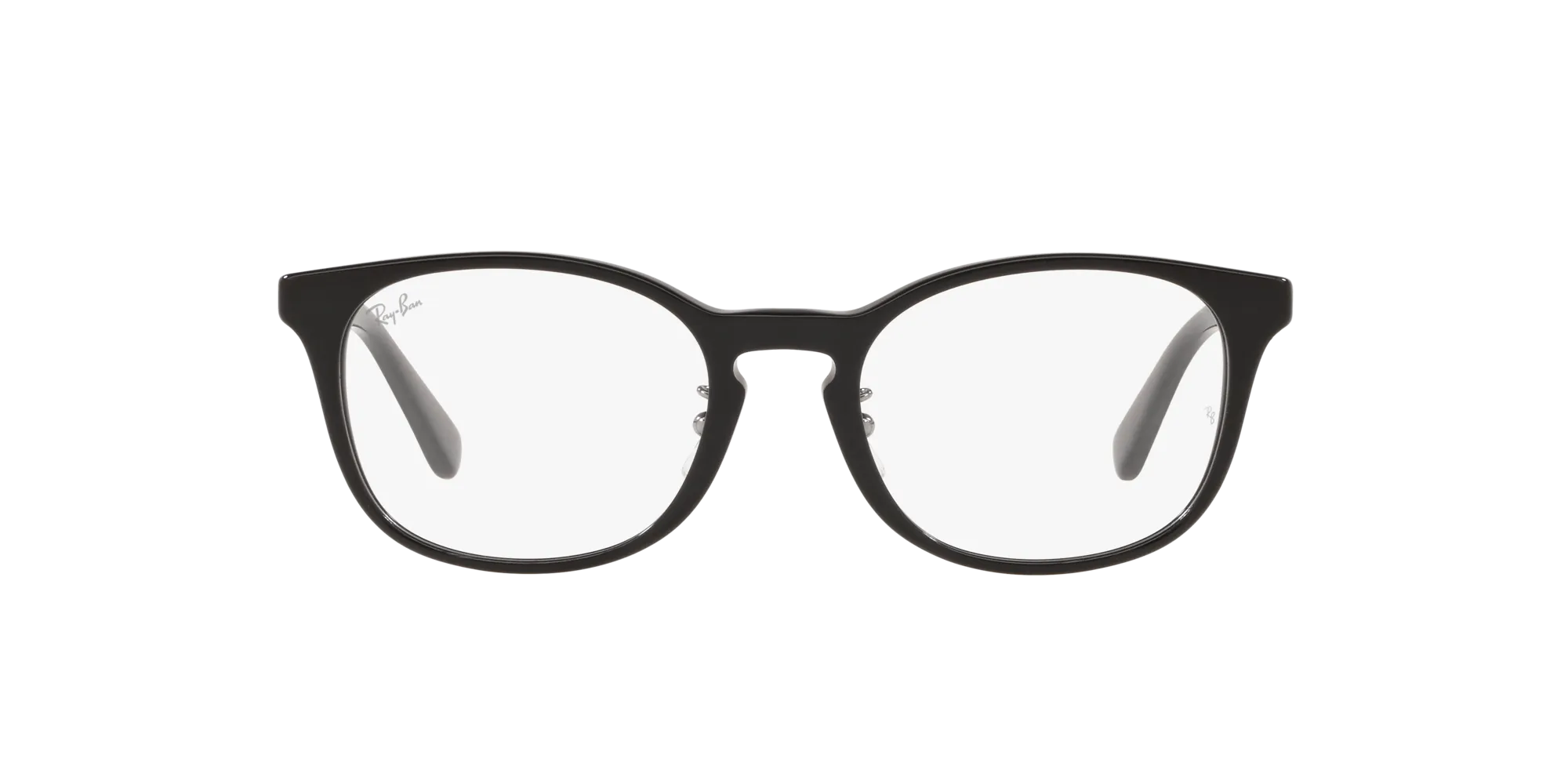 Ray - Ban RX5386D 2000 Montature da vista Acetato Nero Trasparente Rotonda Normale - immagine 2