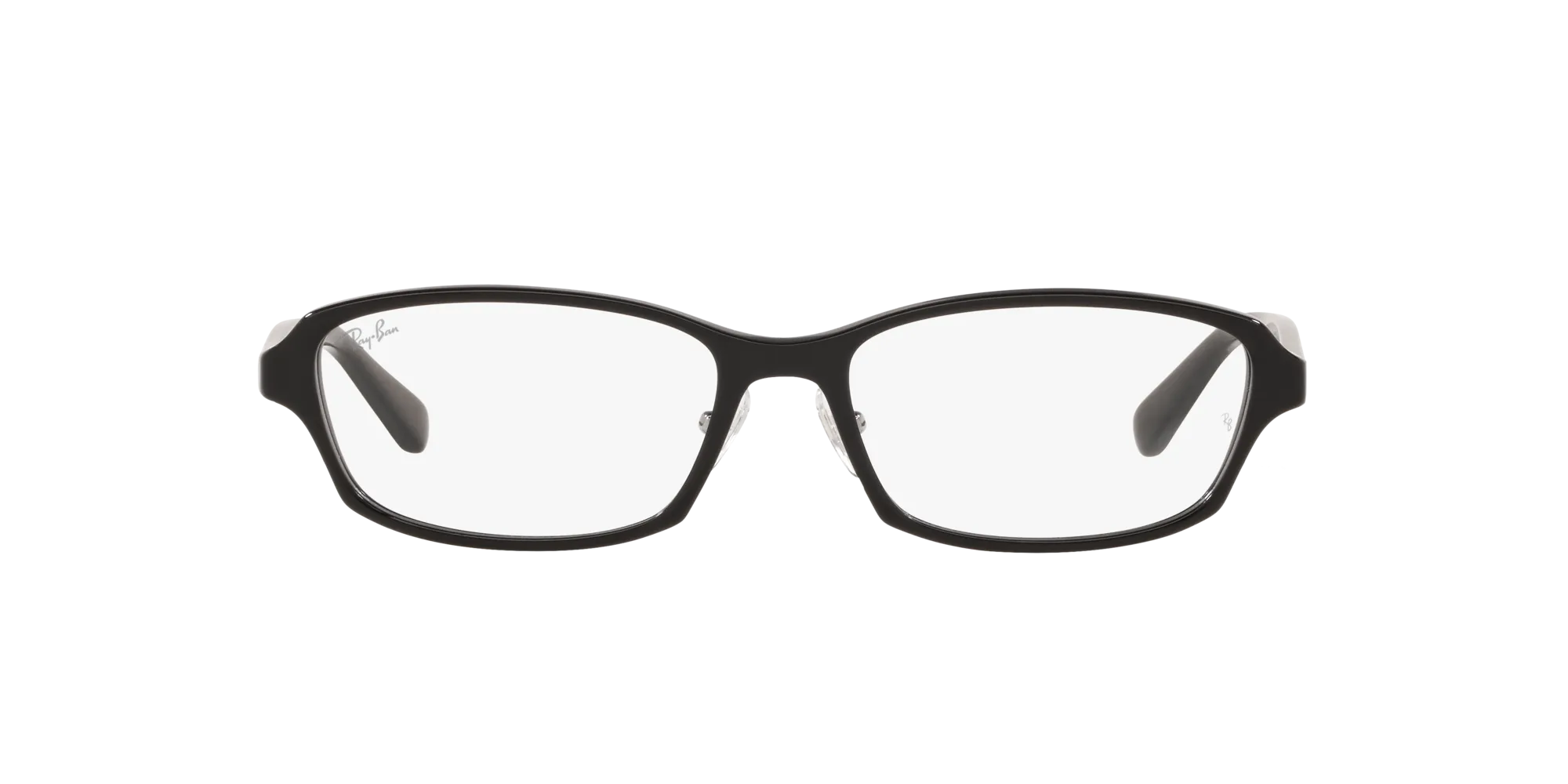 Ray - Ban RX5385D 2000 Montature da vista Acetato Nero Trasparente Geometrica Normale - immagine 2