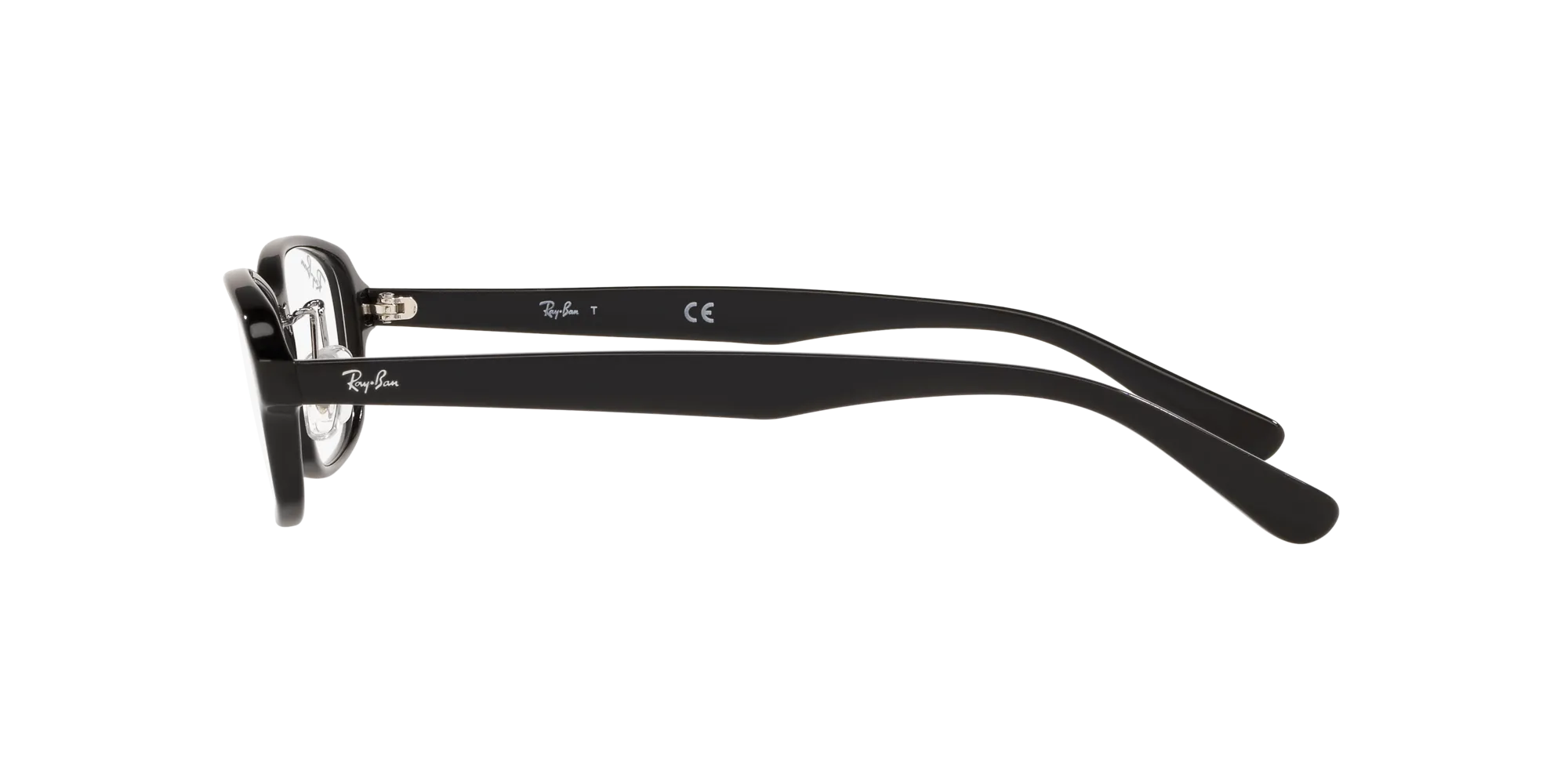 Ray - Ban RX5385D 2000 Montature da vista Acetato Nero Trasparente Geometrica Normale - immagine 3