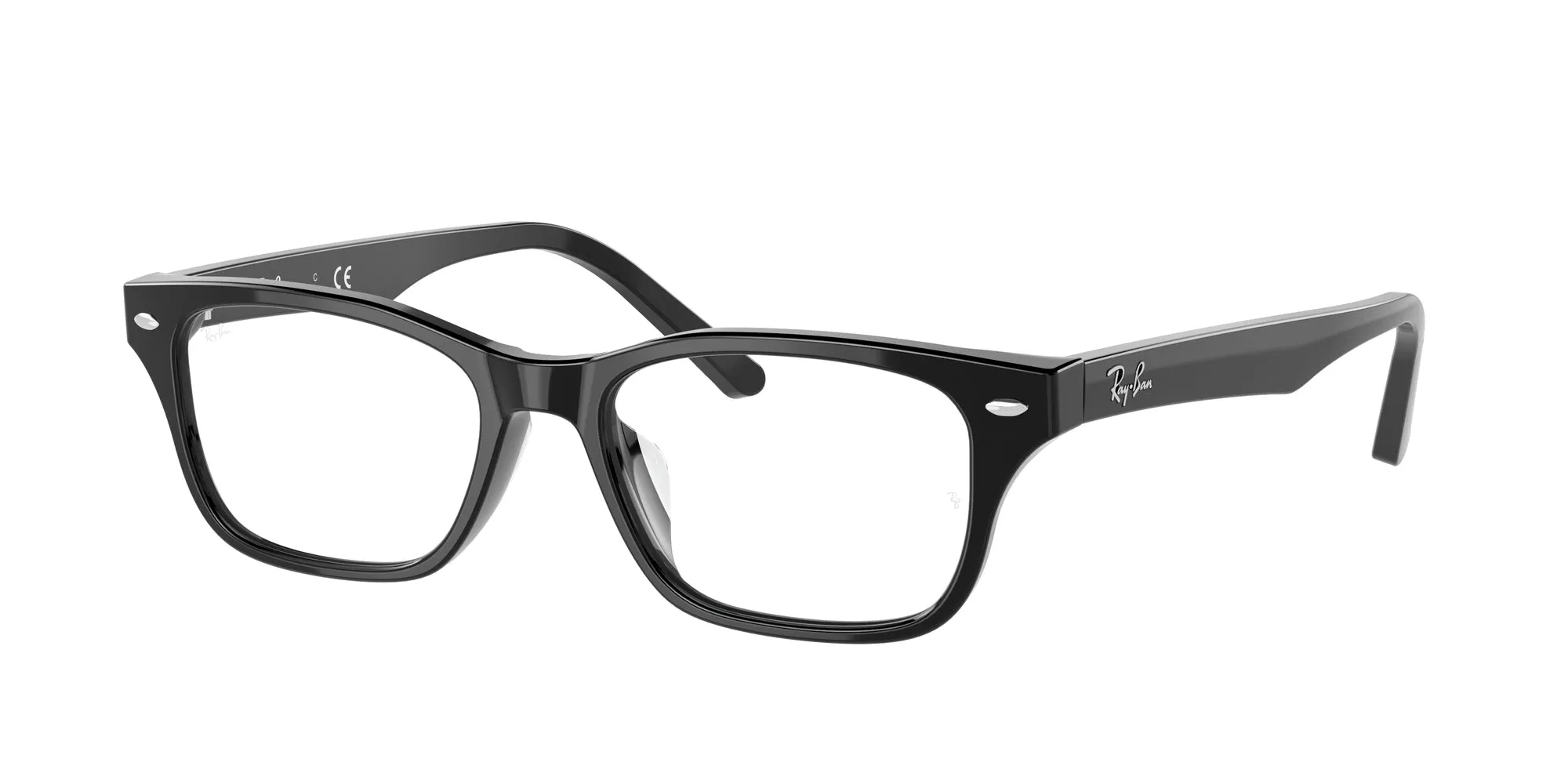 Ray - Ban RX5345D 2000 Montature da vista Acetato Nero Squadrata Normale - immagine 1