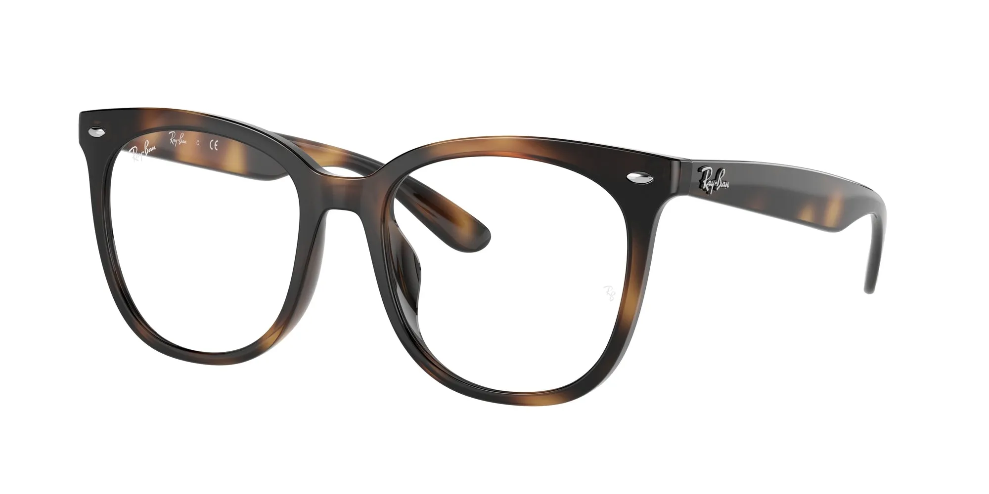 Ray - Ban RX4379VD 2012 Montature da vista Iniettato Tartaruga Trasparente Squadrata Normale - immagine 1
