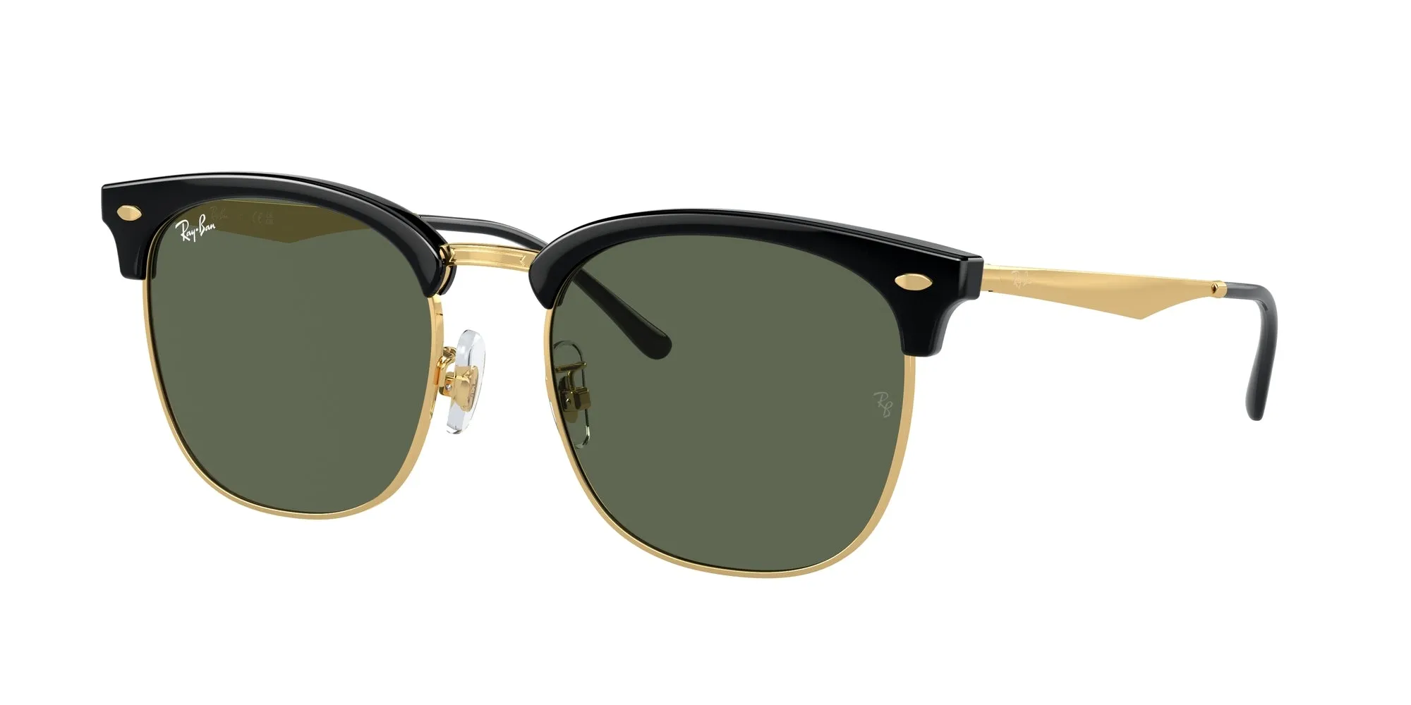 Ray - Ban RB4418D 601/31 Occhiali da sole Iniettato Nero Verde Squadrata Normale - immagine 1