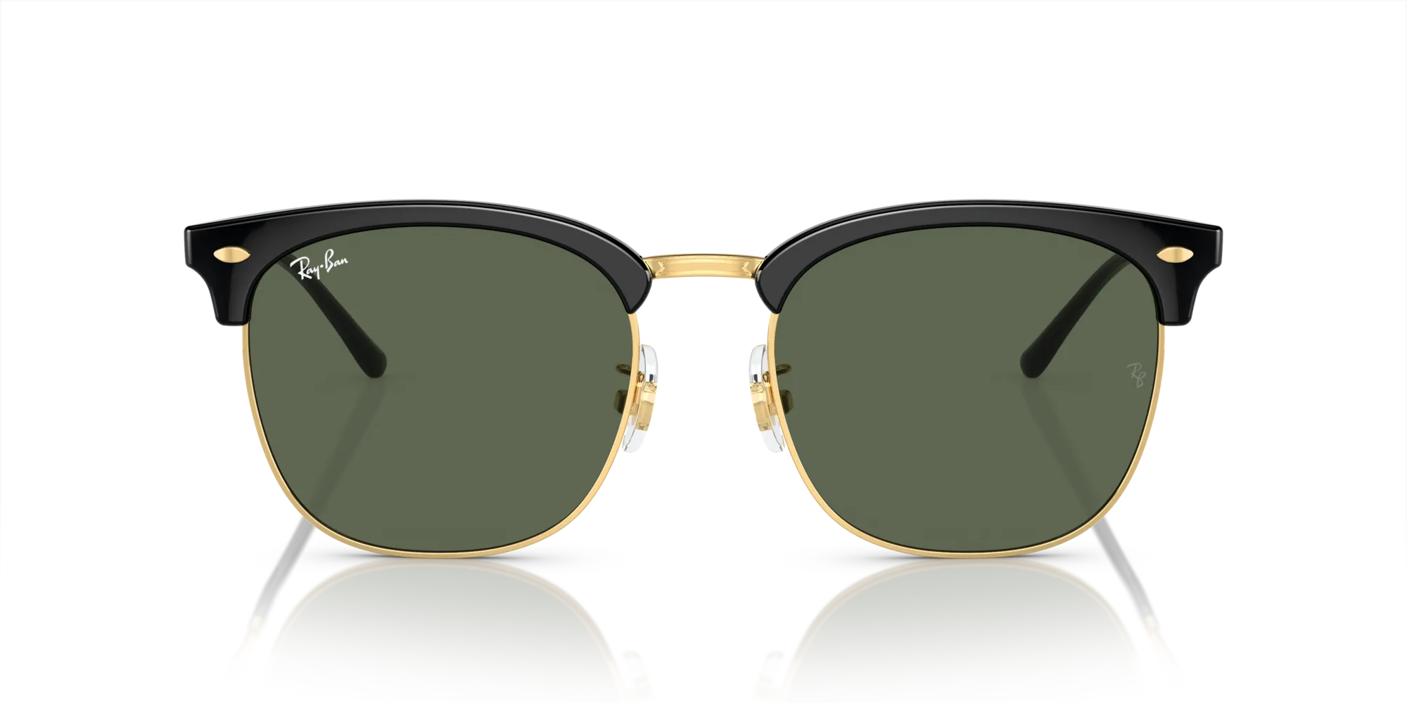 Ray - Ban RB4418D 601/31 Occhiali da sole Iniettato Nero Verde Squadrata Normale - immagine 3